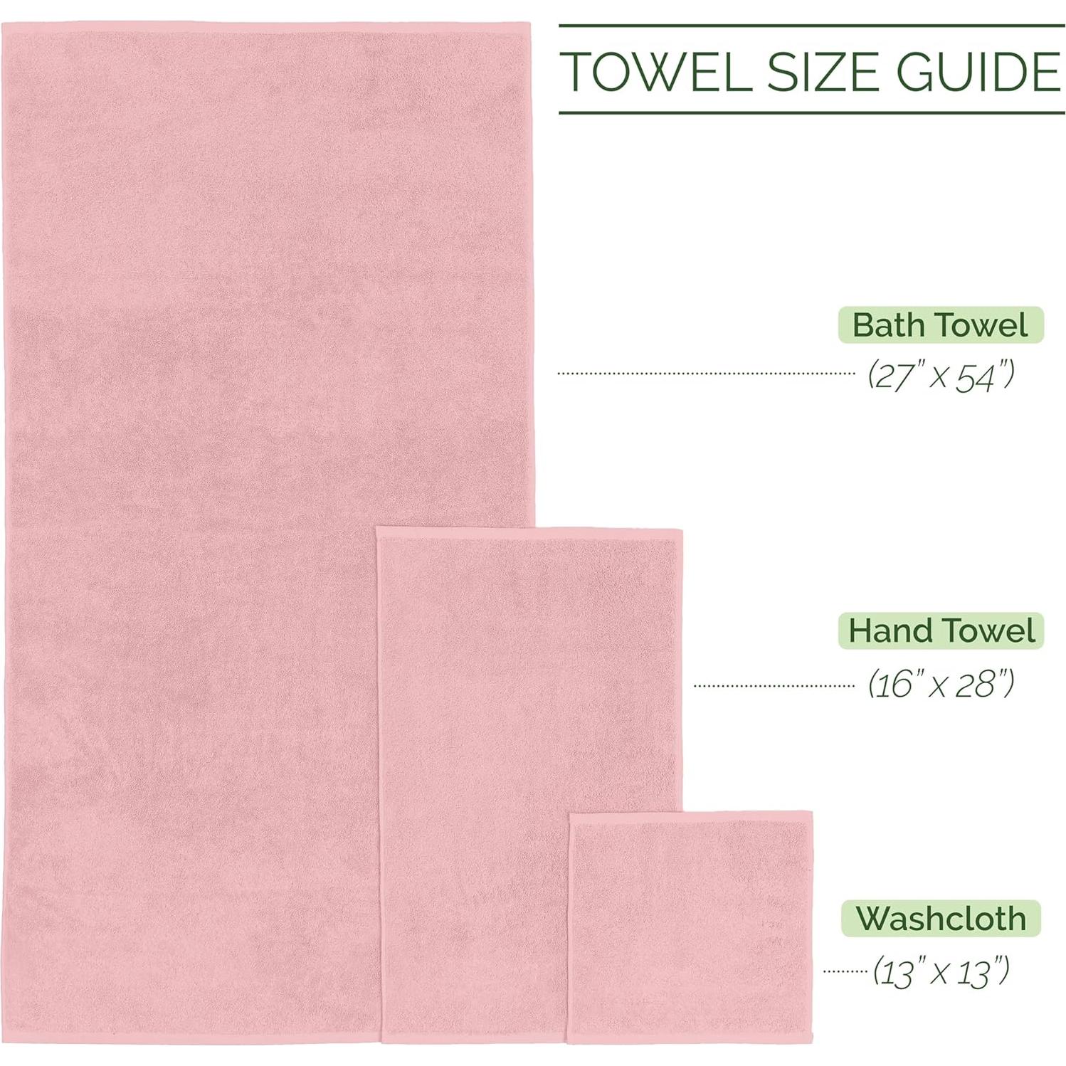 Conjunto de Toallas de Lujo 6 Piezas Elegant Comfort Algodón Turco