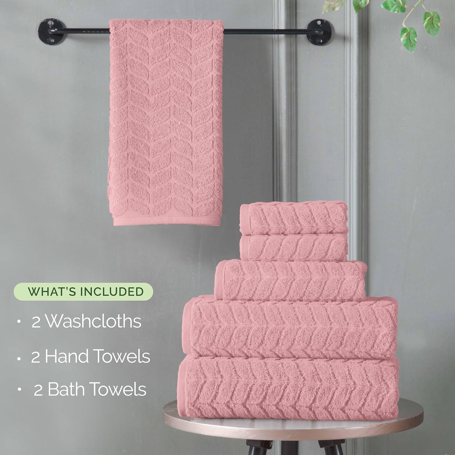 Conjunto de Toallas de Lujo 6 Piezas Elegant Comfort Algodón Turco