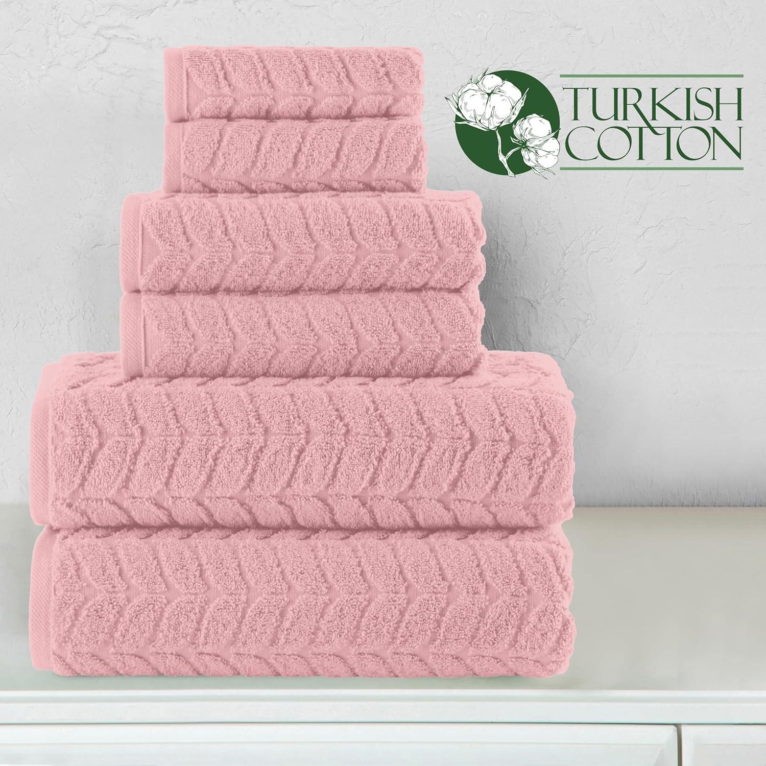 Conjunto de Toallas de Lujo 6 Piezas Elegant Comfort Algodón Turco