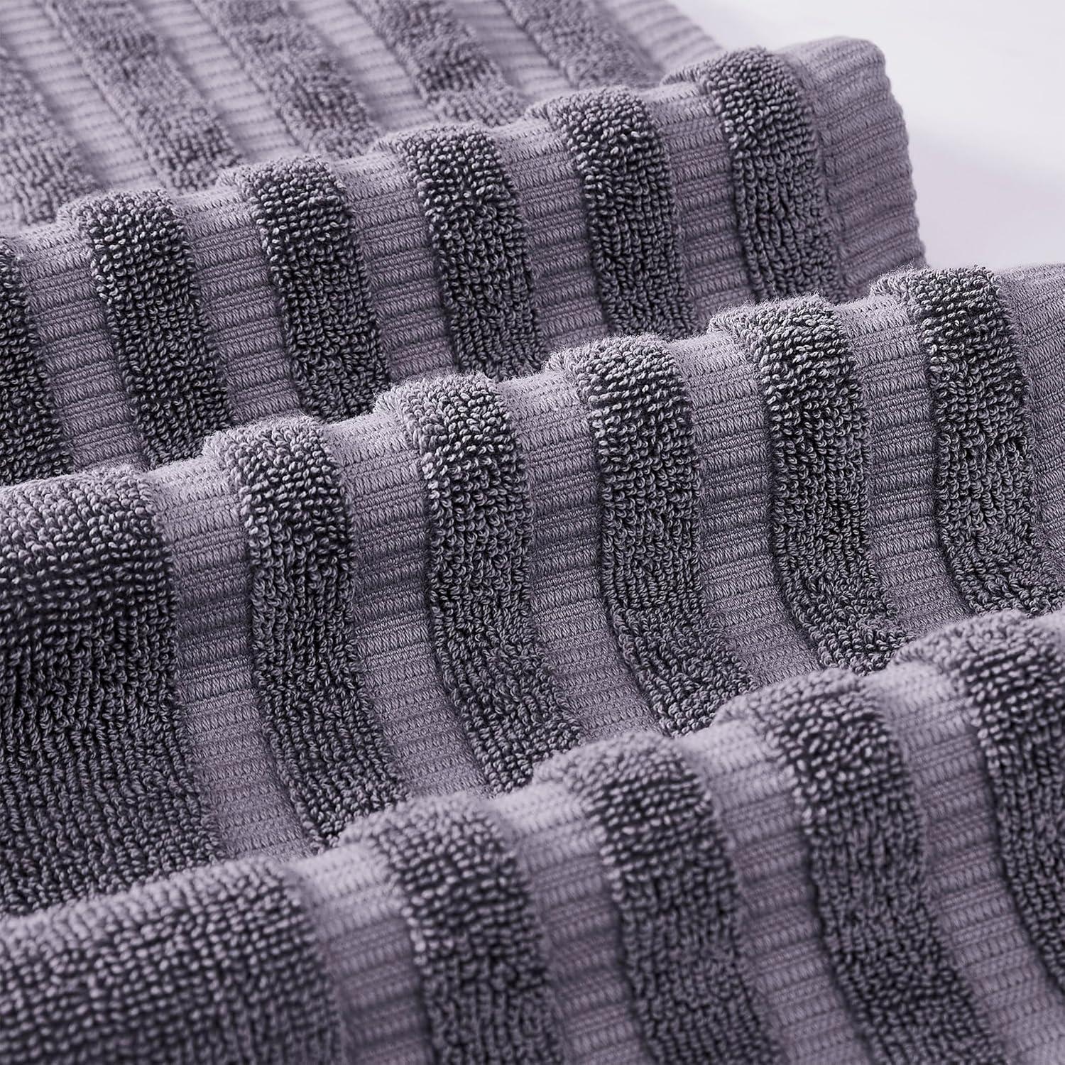 Juego de Toallas de Algodón 100% Modern Threads 6 Piezas Lavanda