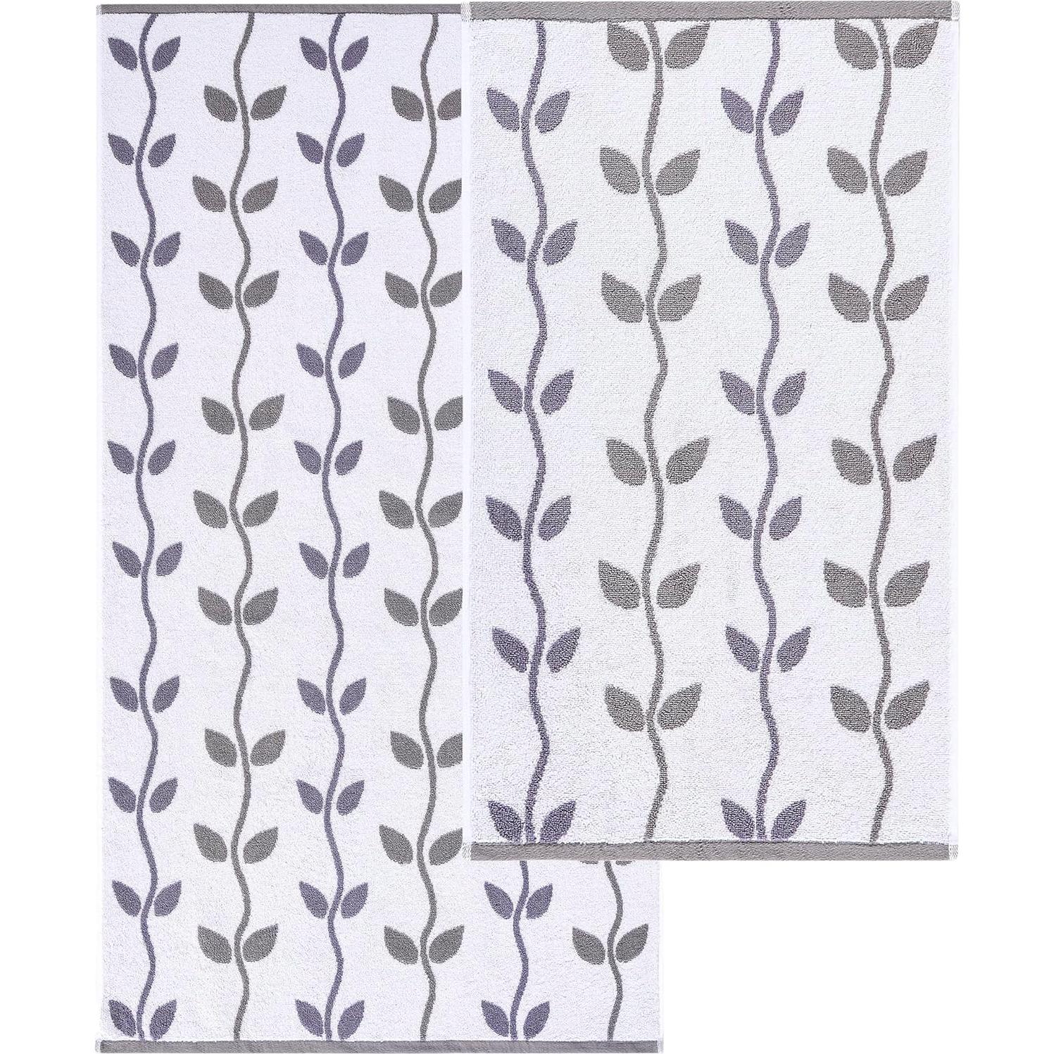 Juego de Toallas de Algodón 100% Modern Threads 6 Piezas Lavanda