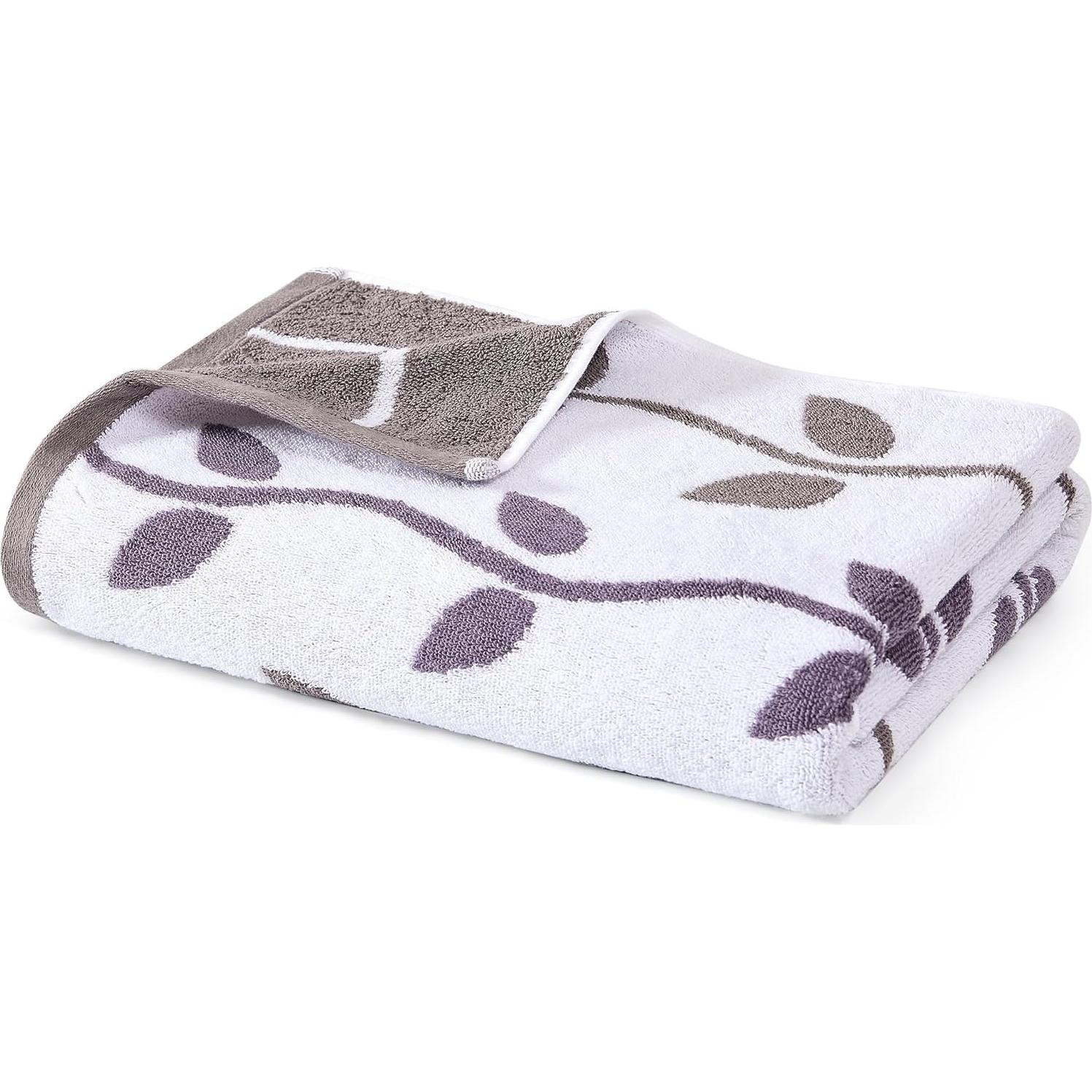 Juego de Toallas de Algodón 100% Modern Threads 6 Piezas Lavanda