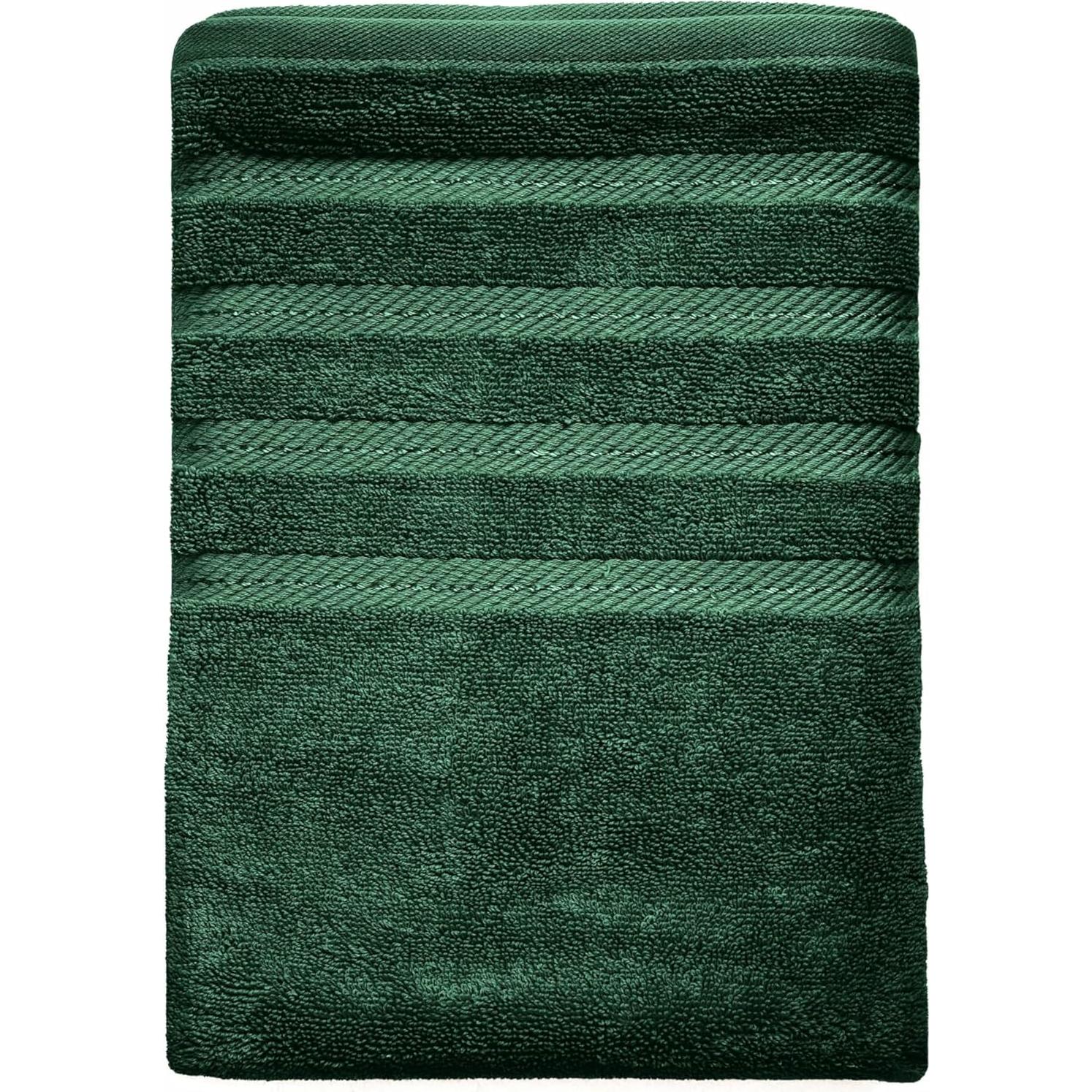 Juego de Toallas de Baño Hearth & Harbor 100% Algodón 6 Piezas Verde