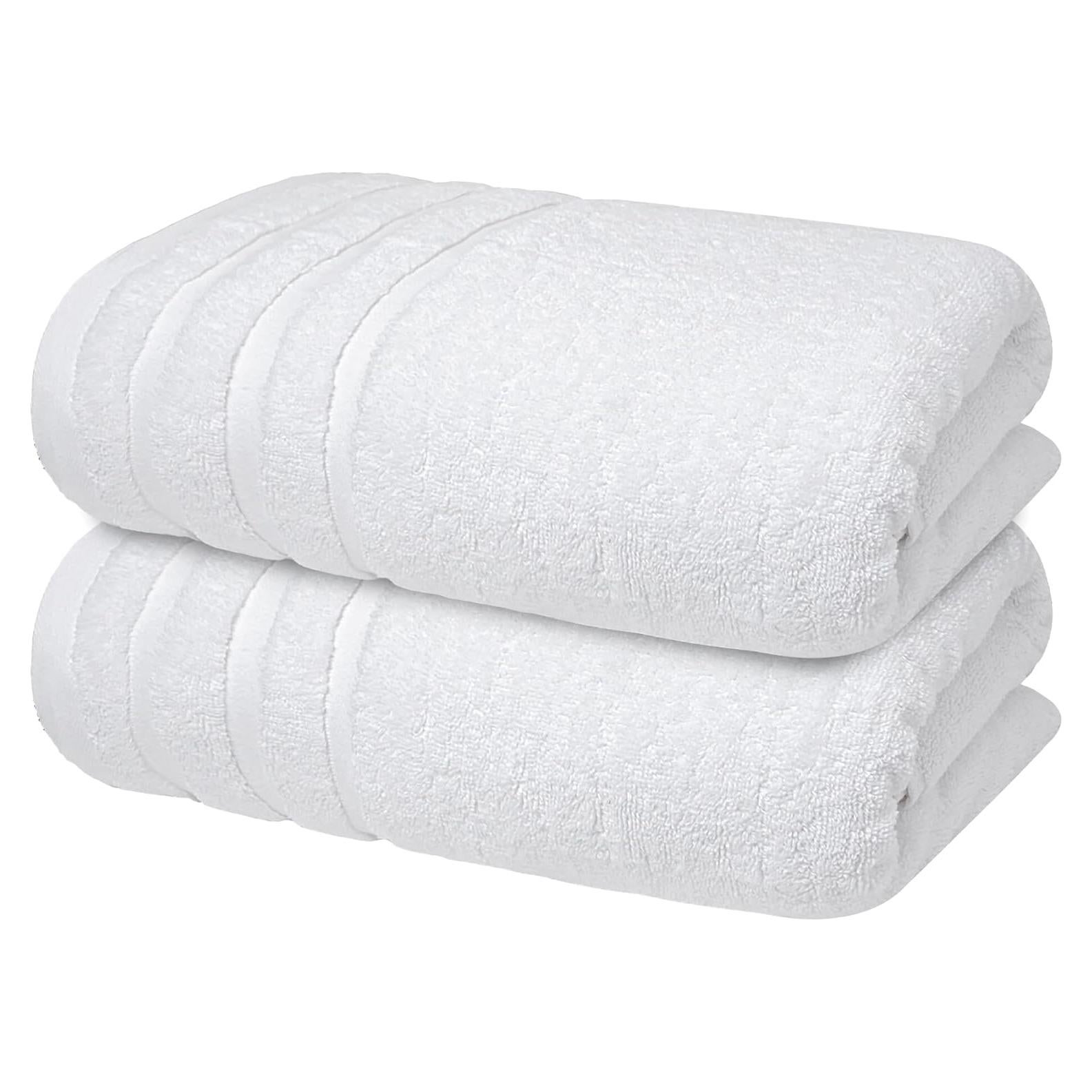 Toallas de baño Infinitee Xclusives 100% algodón set 2 blancas