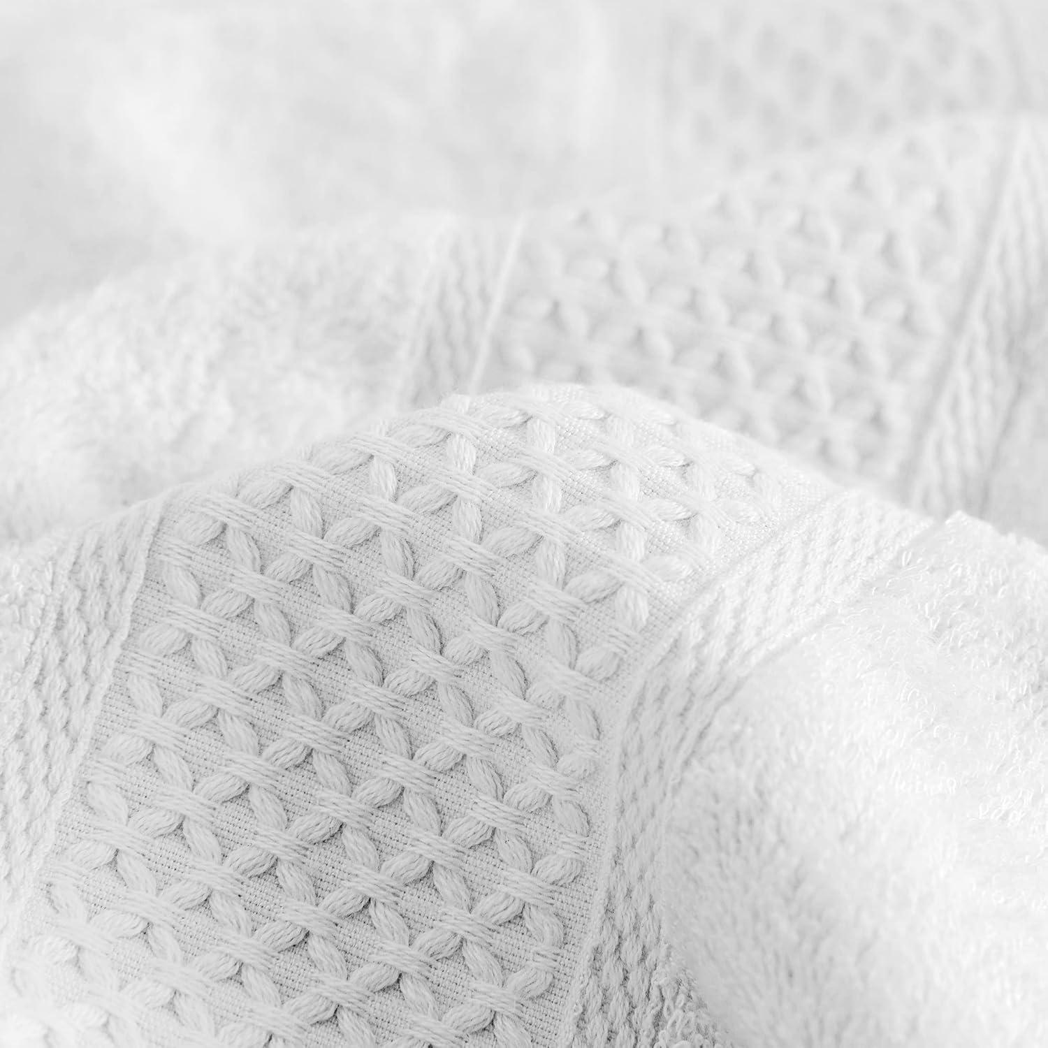 Juego de Toallas de Baño Bio Bidet 100% Rayón, 2 Piezas, Blancas