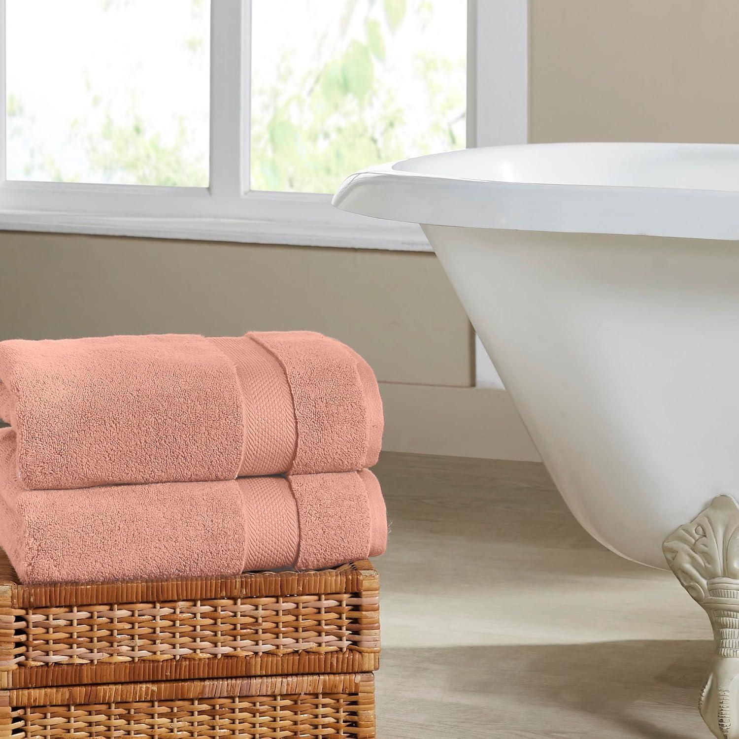 Juego de Toallas de Baño Modern Threads 6 Piezas Algodón Arcilla