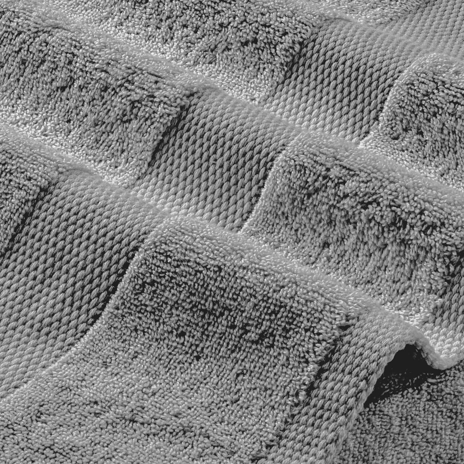 Juego de Toallas de Baño Wealuxe 100% Algodón 650 GSM 2 Pzas