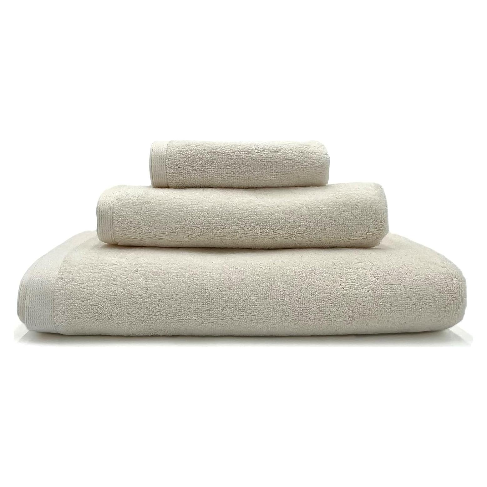 Juego de Toallas Turcas Lincoln & Palm 3 Piezas 700 GSM Marfil