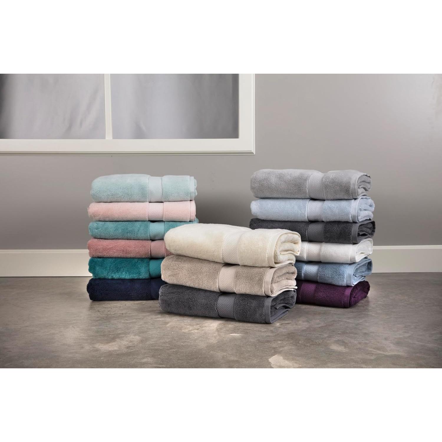 Juego de Toallas de Baño Maisonette Loft 6 Piezas Algodón Marino