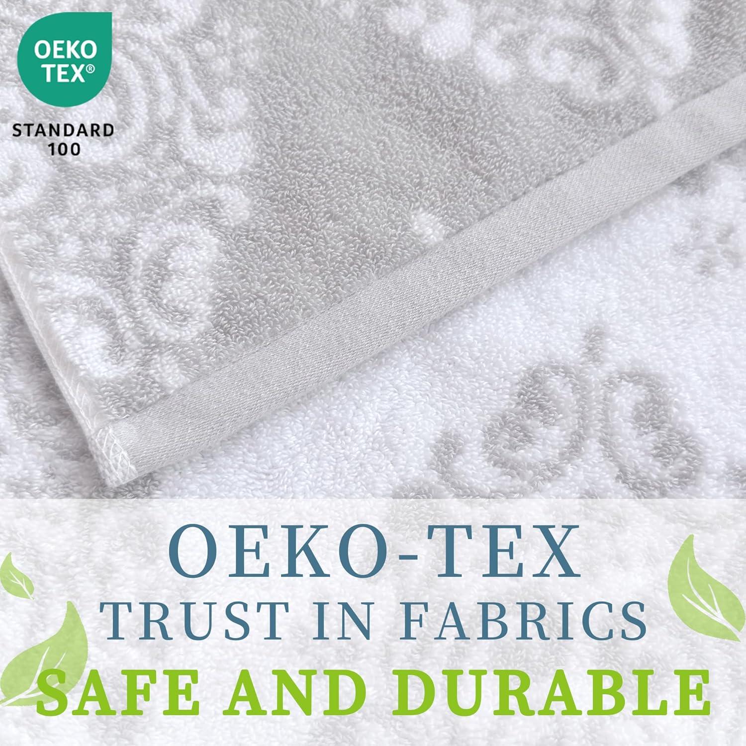 Juego de Toallas de 6 Piezas VOOVA & MOVAS - Algodón Gris