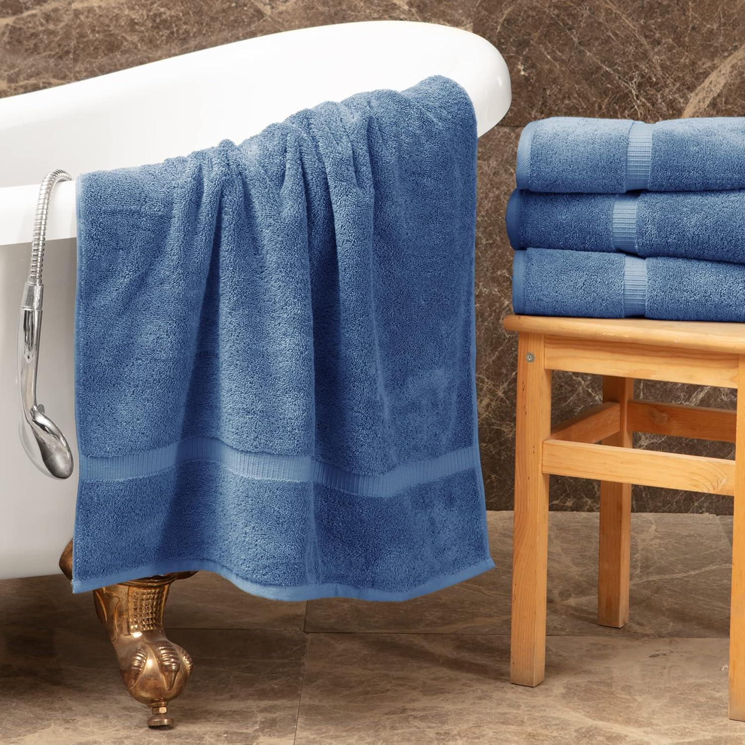 Juego de 8 Toallas Turcas Premium Towel Bazaar Algodón Suave