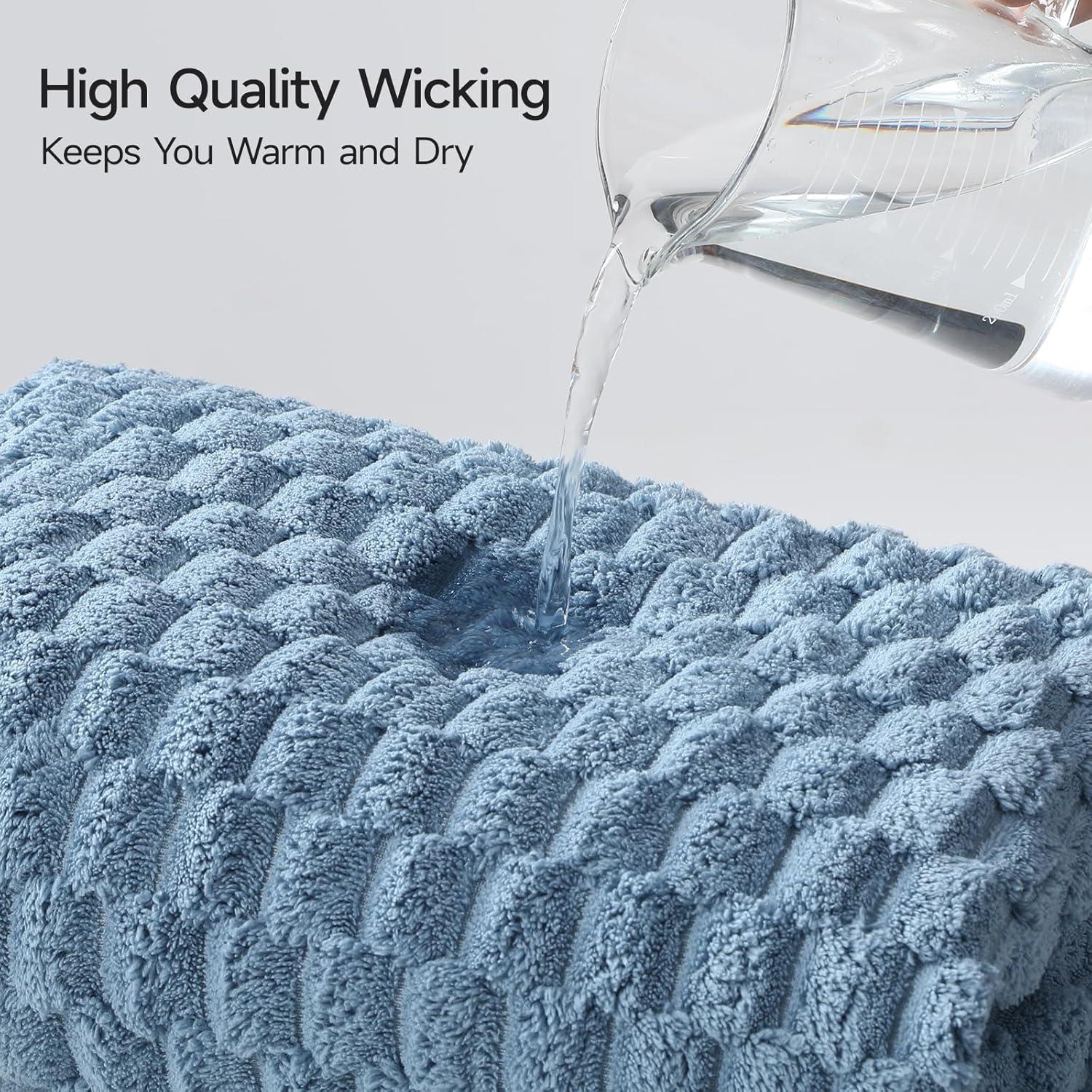 Juego de Toallas de Baño Microfibra REDKISS 4 Piezas 68.6x139.7 cm