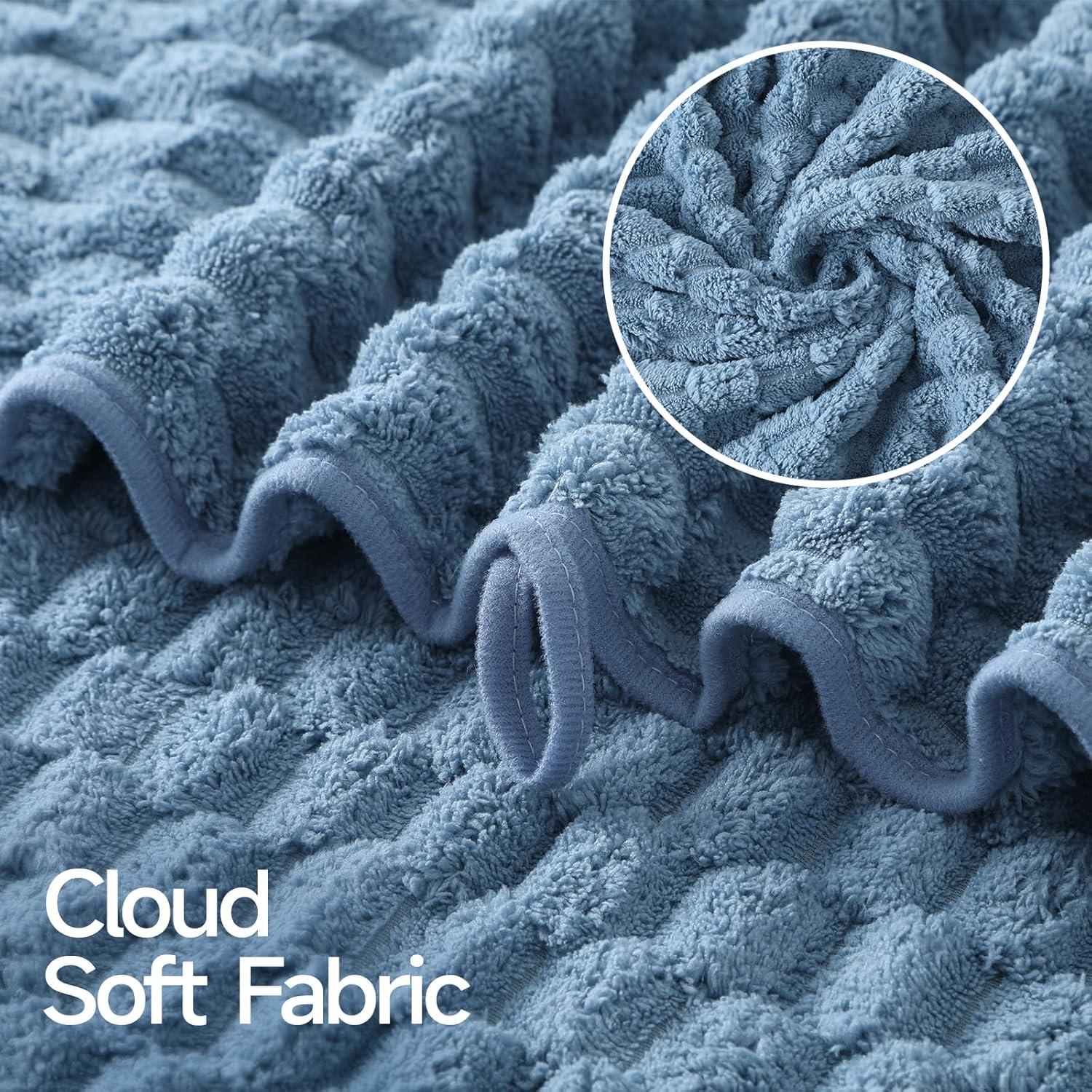 Juego de Toallas de Baño Microfibra REDKISS 4 Piezas 68.6x139.7 cm