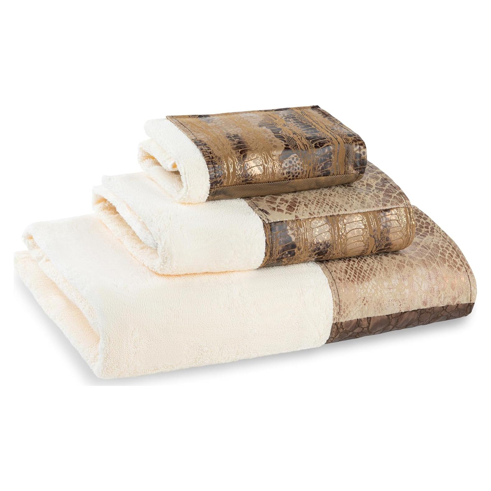 Conjunto de Toallas de Baño Zahari Home Zambia 3 Piezas Algodón