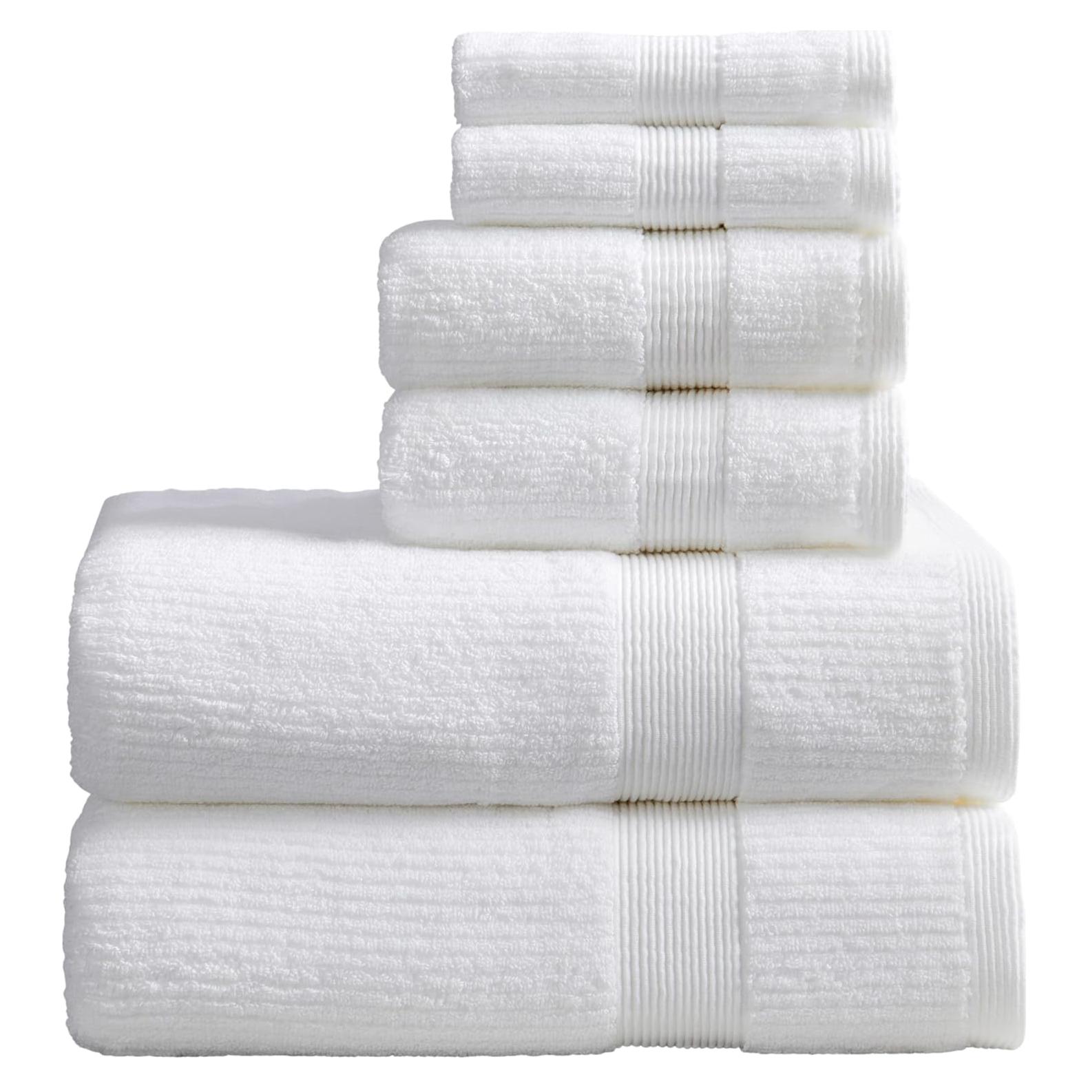 Juego de Toallas de Baño Springtree Home Mauro 6 Piezas Algodón