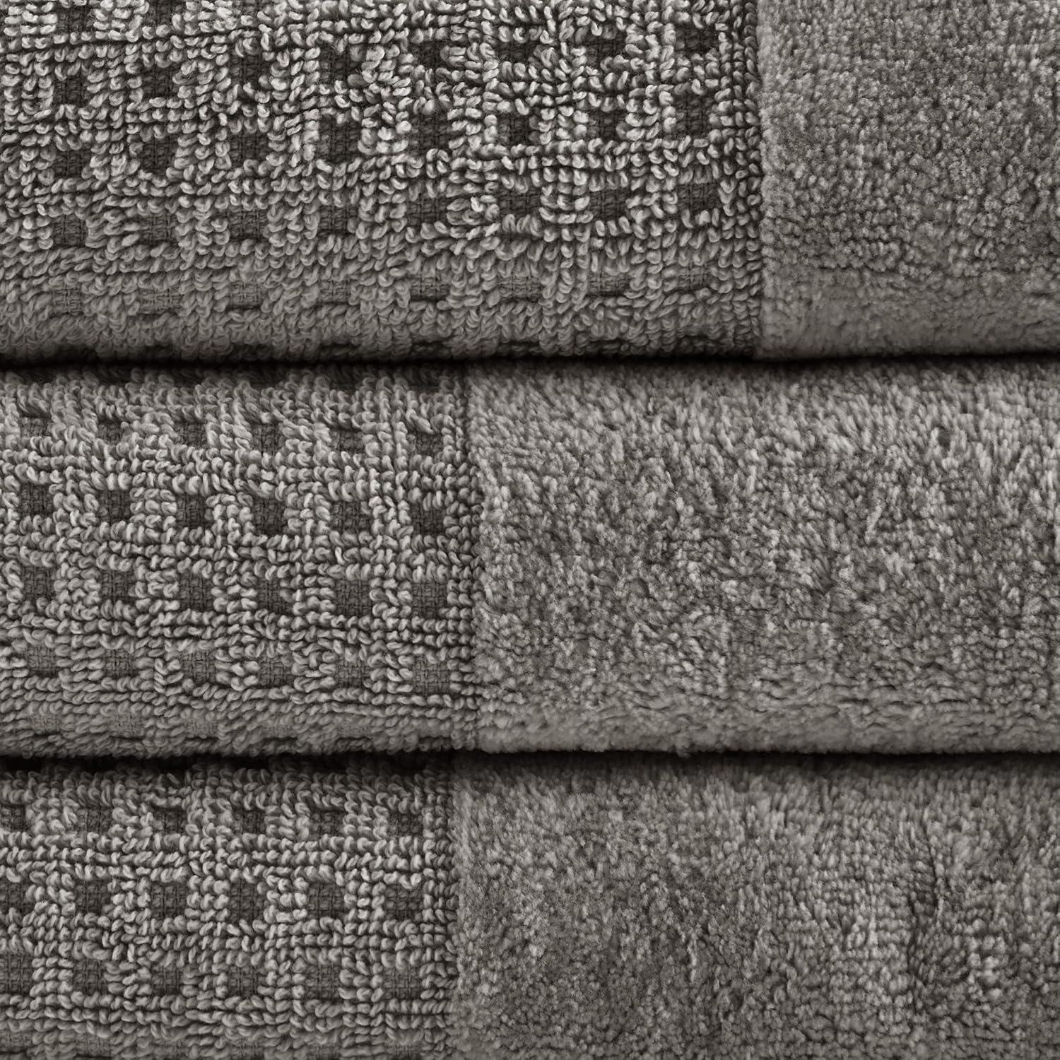 Juego de Toallas de Algodón 100% Madison Park Spa Waffle 6 Piezas