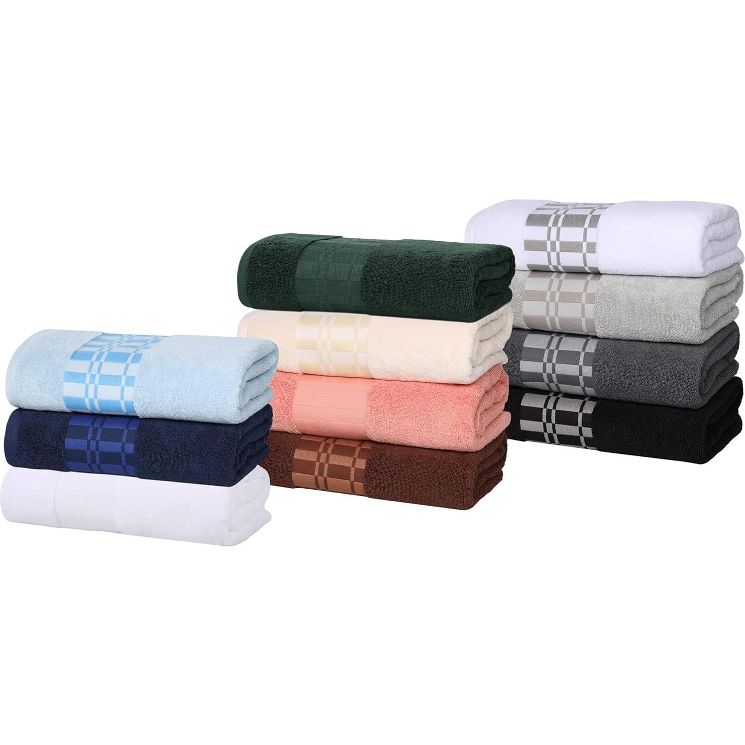 Juego de Toallas de Algodón Superior Larissa 6 Piezas Chocolate