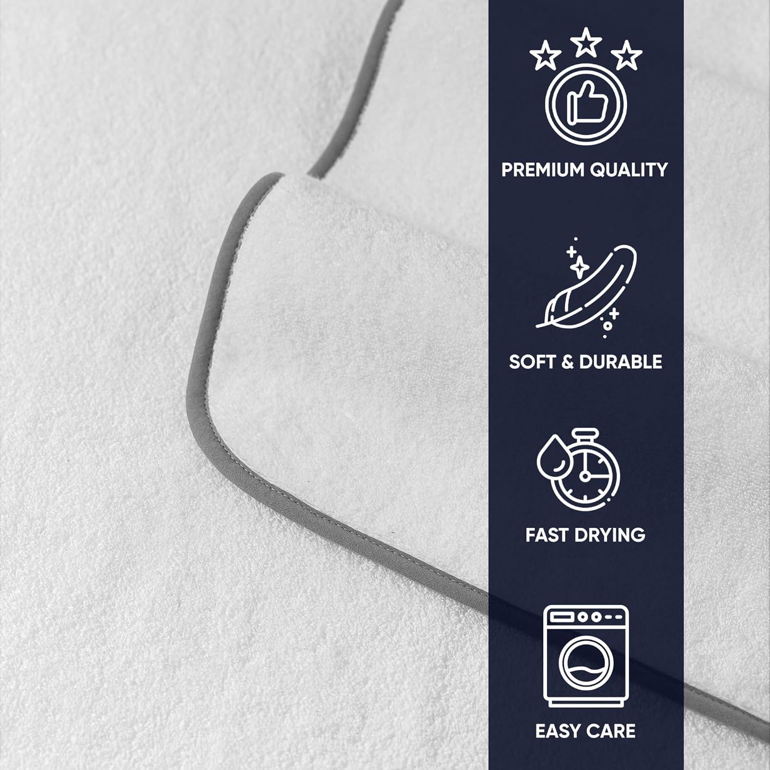 Juego de Toallas de Lujo 3 Piezas Toallas Turcas Clásicas