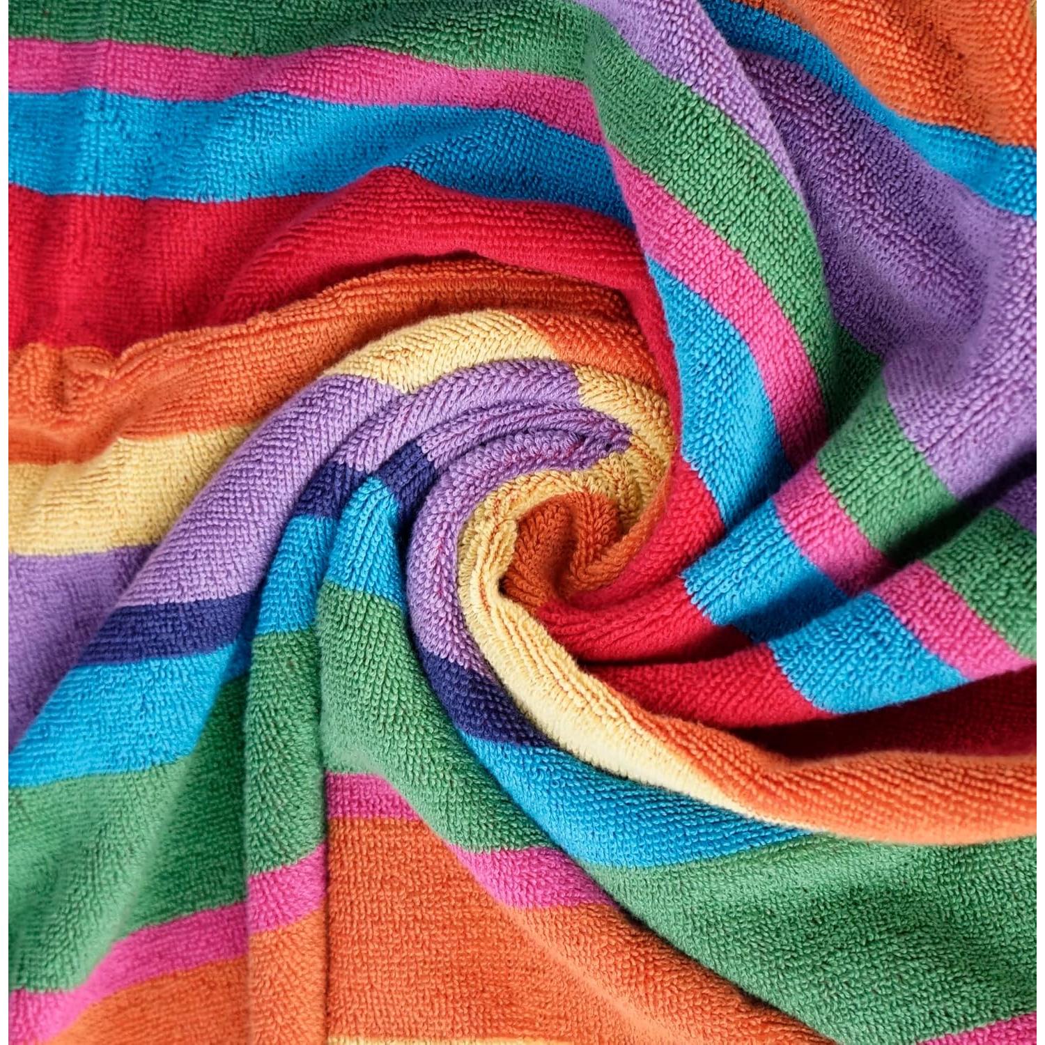 Toallas de Playa White Classic 76x152 cm, Paquete de 4, Algodón