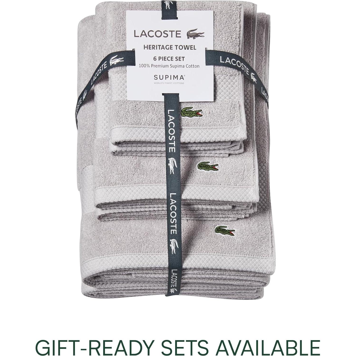 Toalla de Baño Lacoste Heritage 100% Algodón Supima 76x137 cm