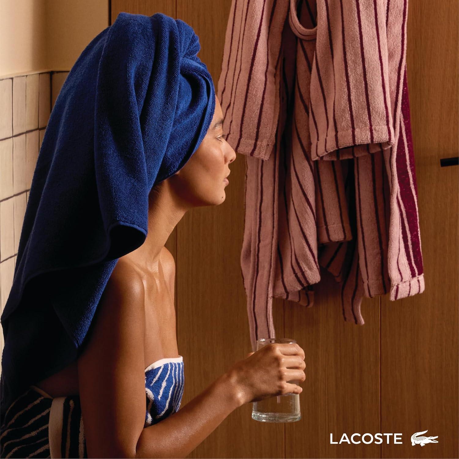Toalla de Baño Lacoste Heritage 100% Algodón Supima 76x137 cm