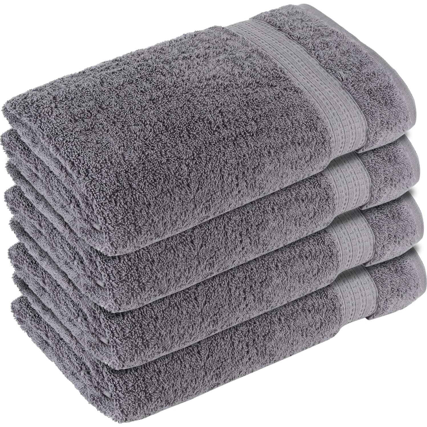 Pack de 4 Toallas de Baño Premium Organix 100% Algodón 700 GSM