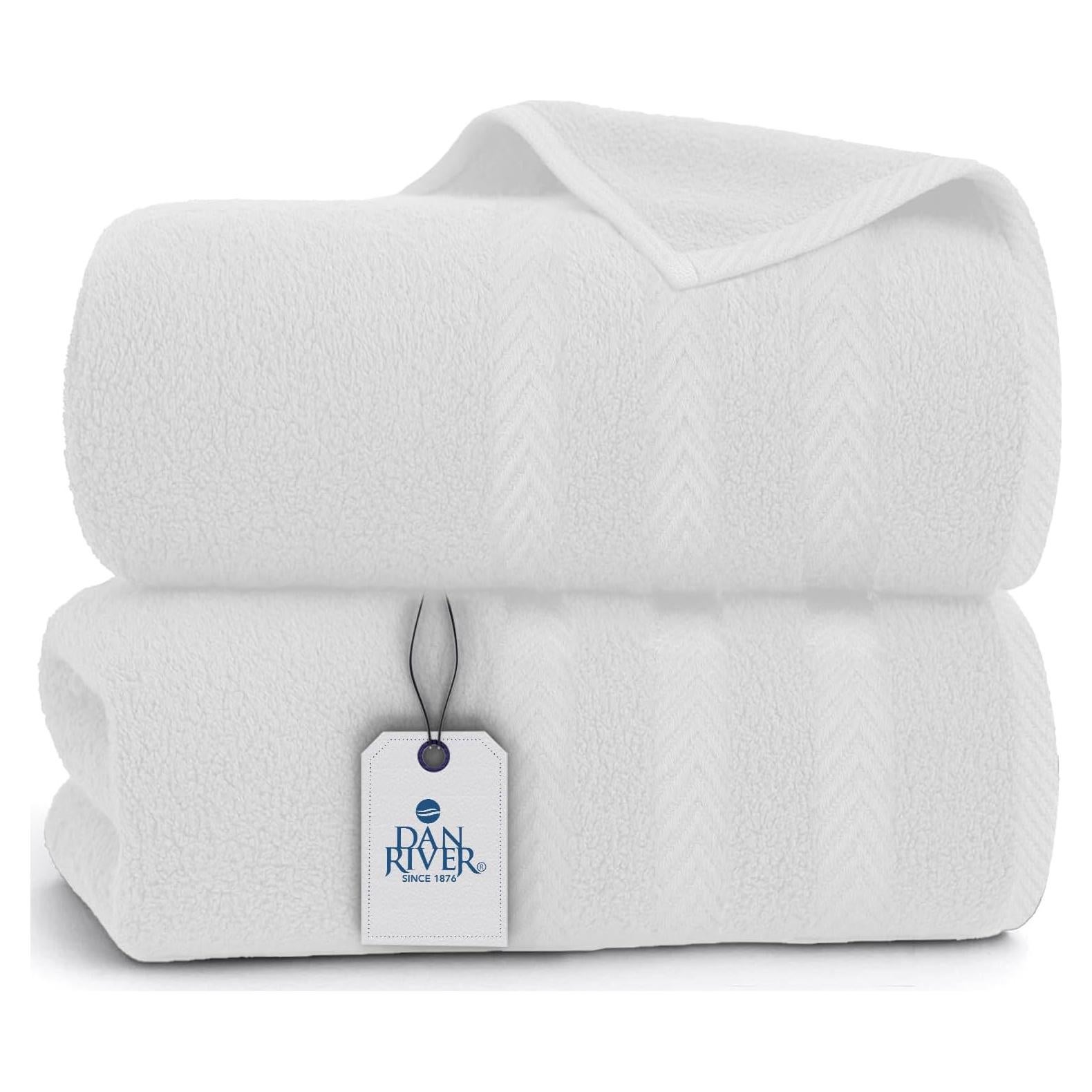 Toallas de Baño Dan River 89x178 cm Algodón Premium - 2 Unidades