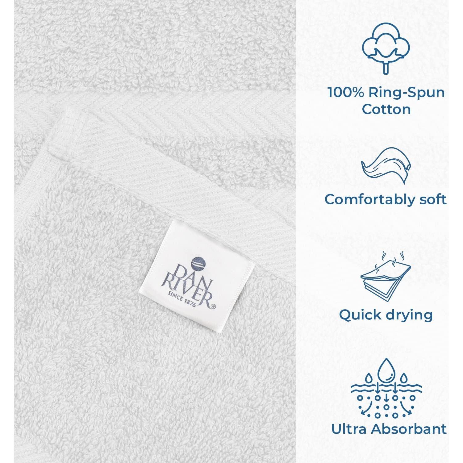 Toallas de Baño Dan River 89x178 cm Algodón Premium - 2 Unidades