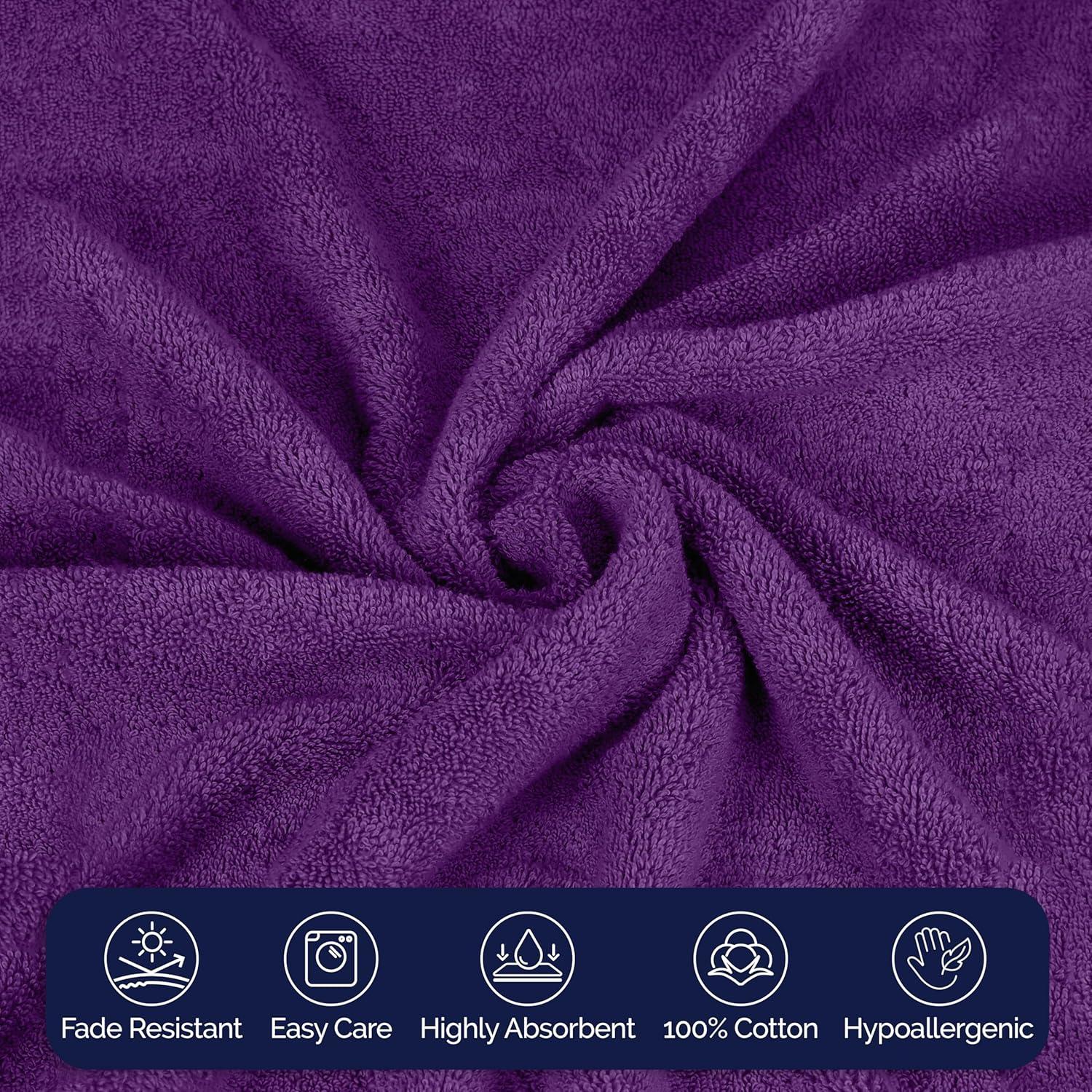 Conjunto de Toallas de Baño Elegant Comfort 2 Piezas 100% Algodón Turco