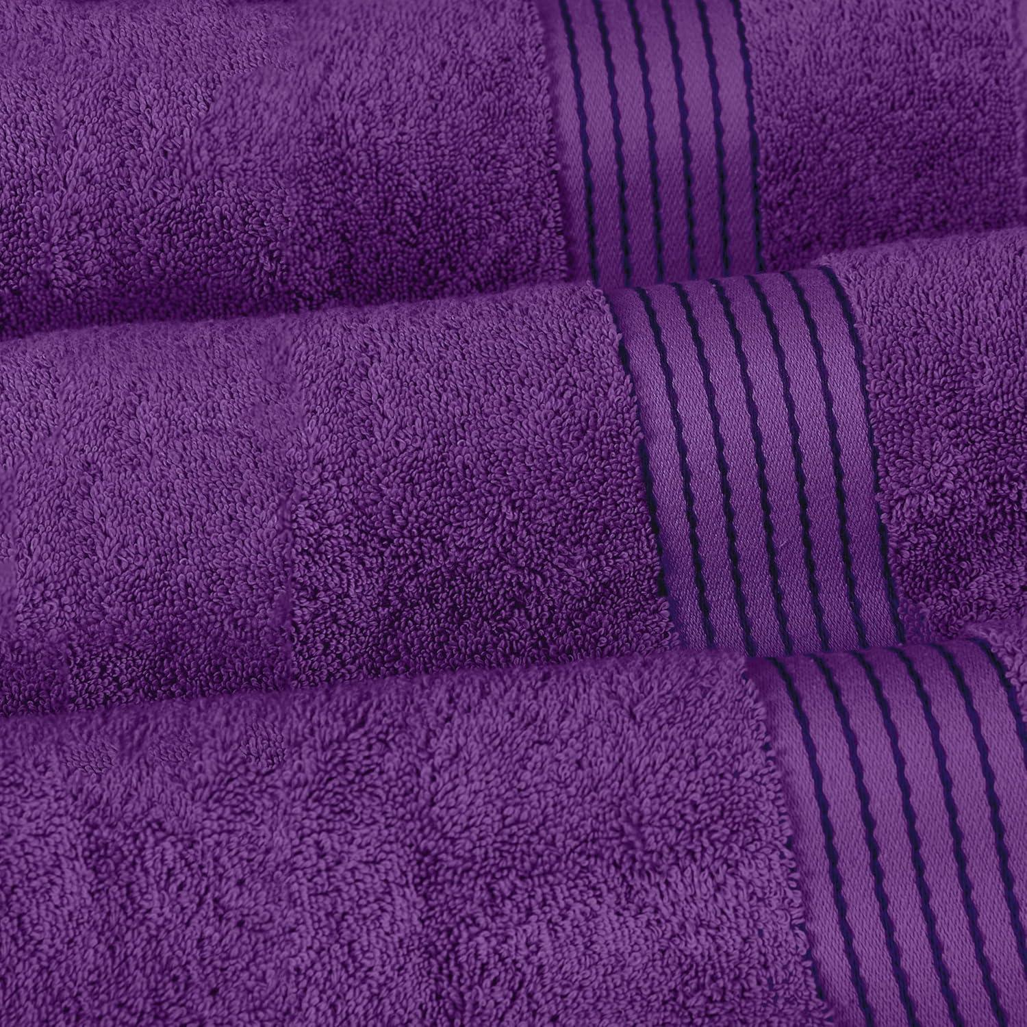 Conjunto de Toallas de Baño Elegant Comfort 2 Piezas 100% Algodón Turco