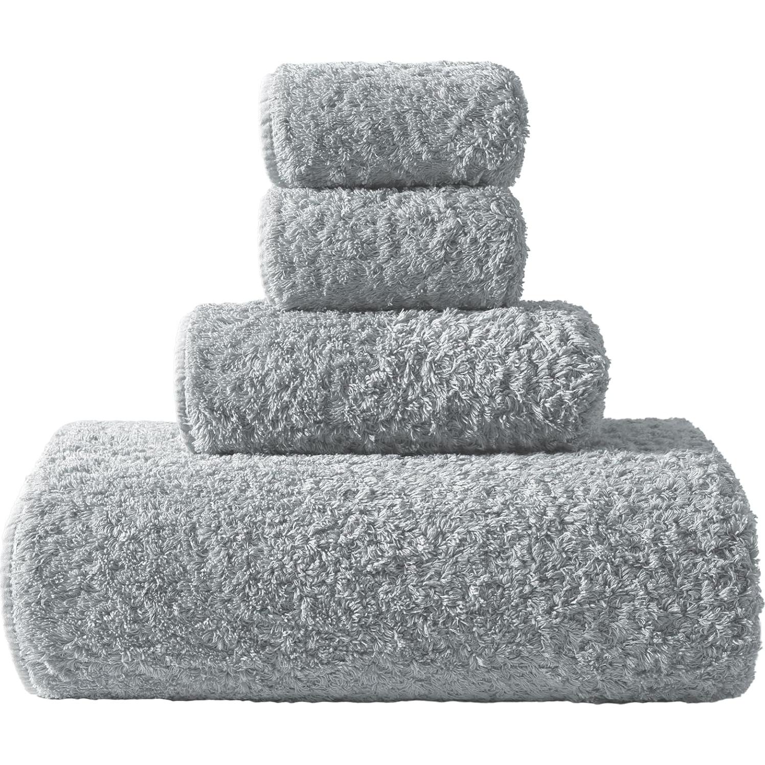 Juego de Toallas de Baño REDKISS 900GSM Algodón Premium 4 Piezas