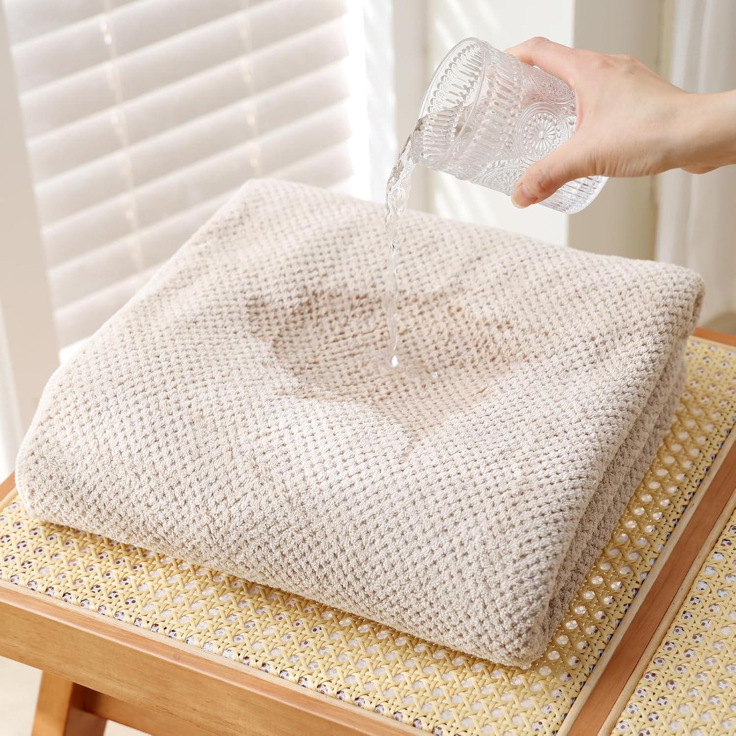 Toallas de Baño Jumbo Akzpe 2PCS 101.6x203.2 cm Microfibra