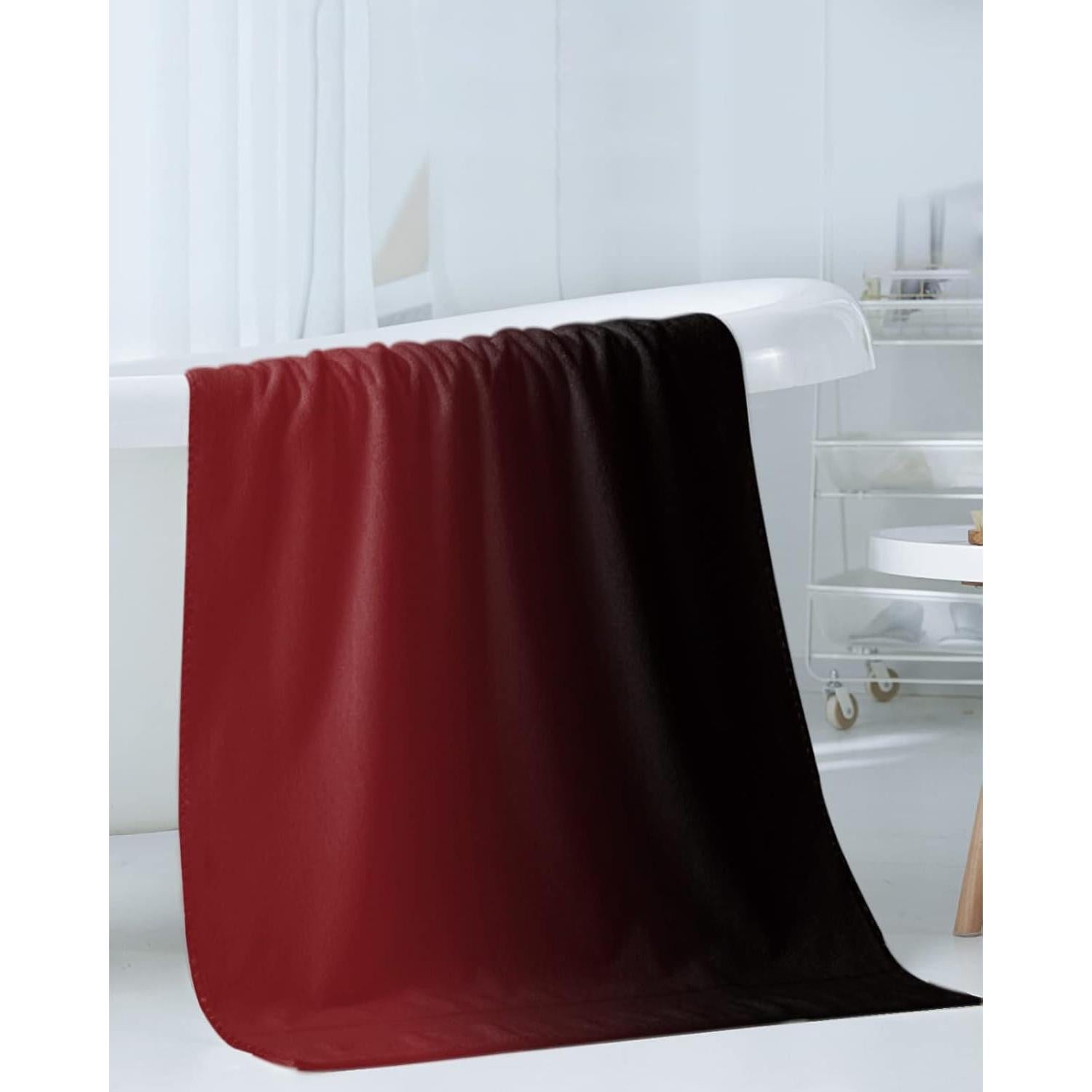 Juego de Toallas de Baño DecorLovee 3 Piezas Microfibra