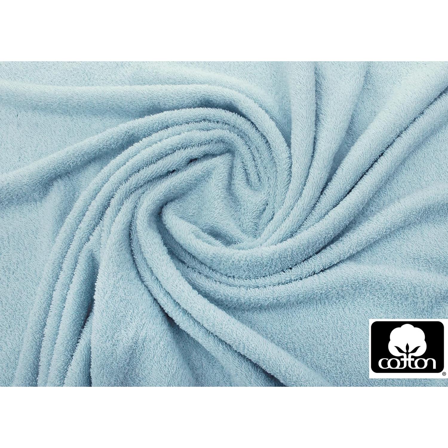 Toallas de Baño Ultra Suaves COTTON CRAFT - 89x178 cm - 2 Unidades - 100% Algodón - Azul Claro