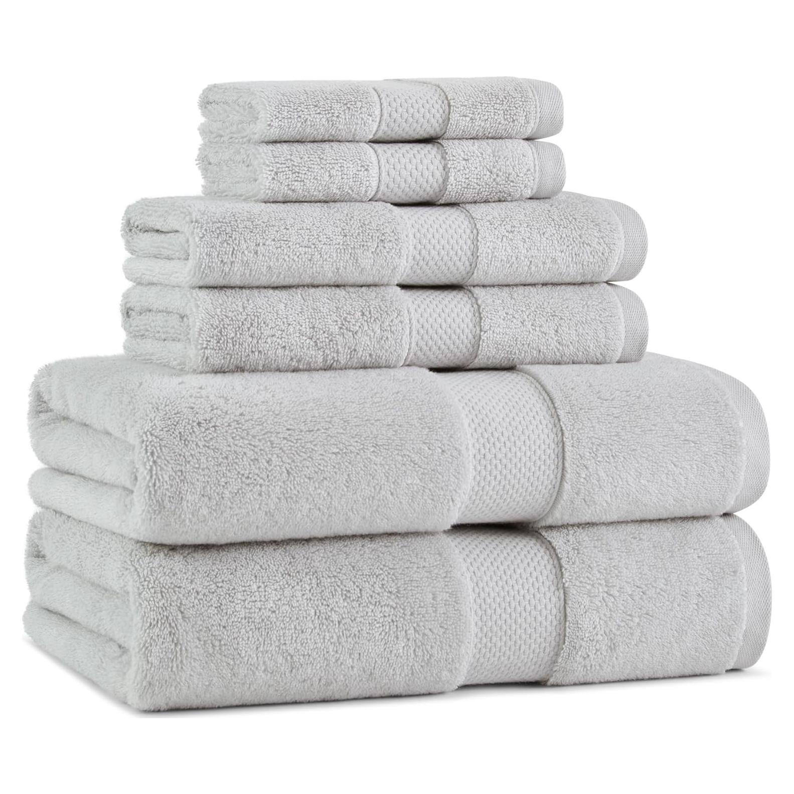 Juego de Toallas de Baño Aston & Arden 100% Algodón Egipcio 600 GSM