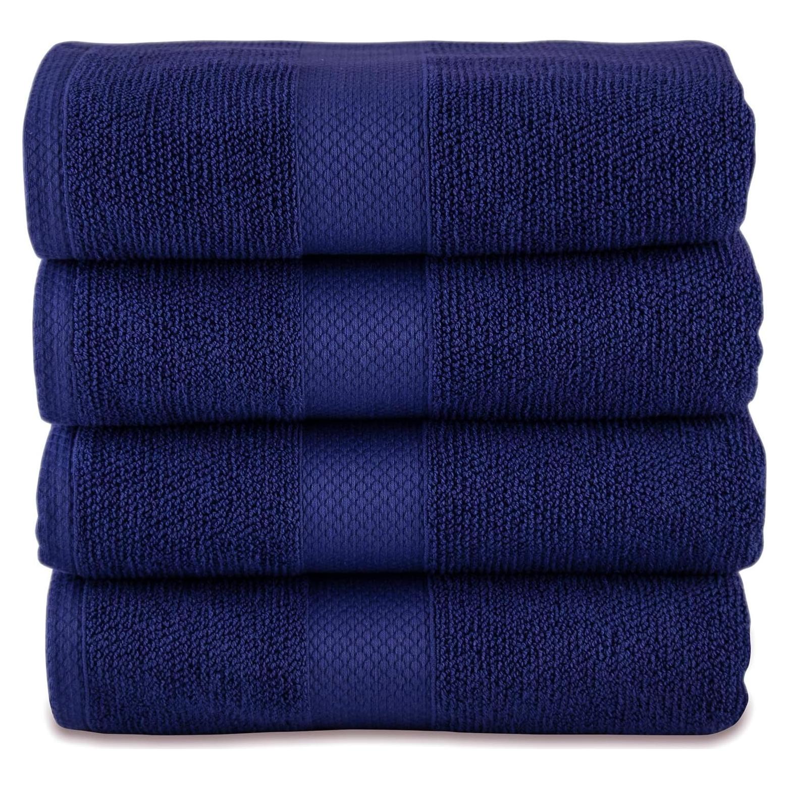 Toallas de Baño Premium MAURA 100% Algodón 68x137 cm 4 Unidades