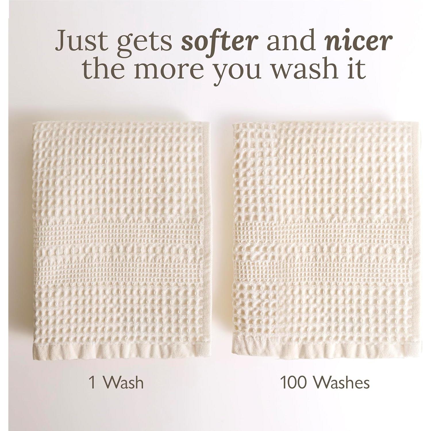 Toallas de Baño Gilden Tree Waffle 100% Algodón Verde Mar - 2 Piezas