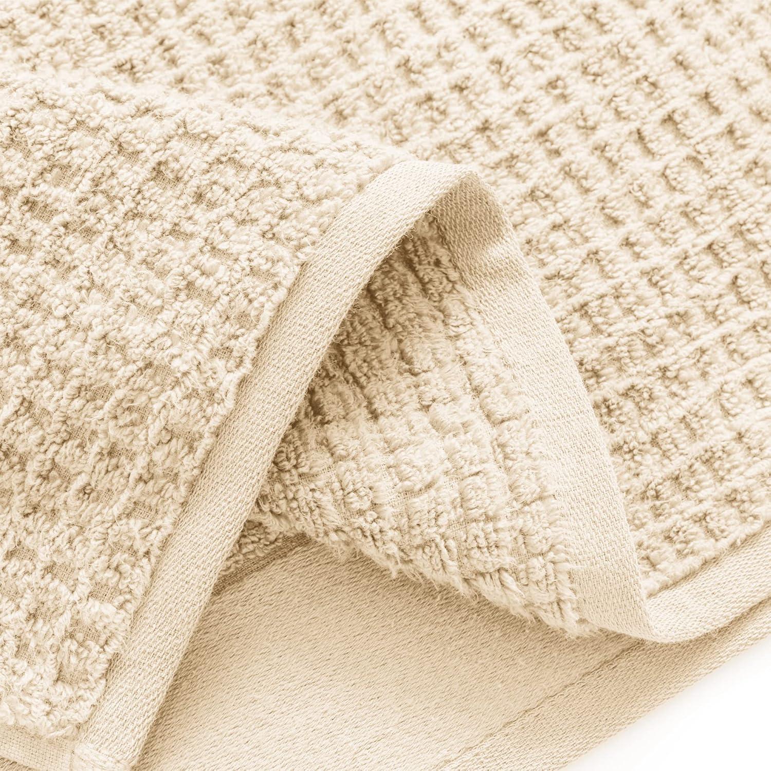 Juego de Toallas de Baño Softerry Waffle 100% Algodón Natural