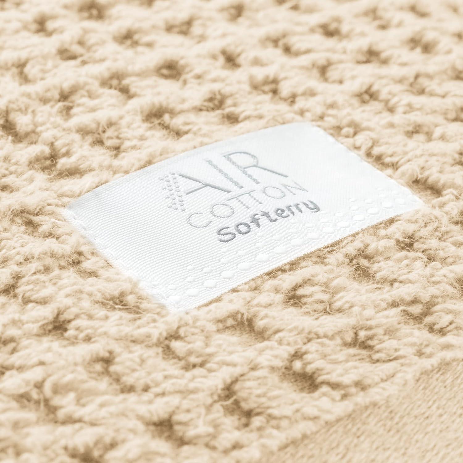 Juego de Toallas de Baño Softerry Waffle 100% Algodón Natural