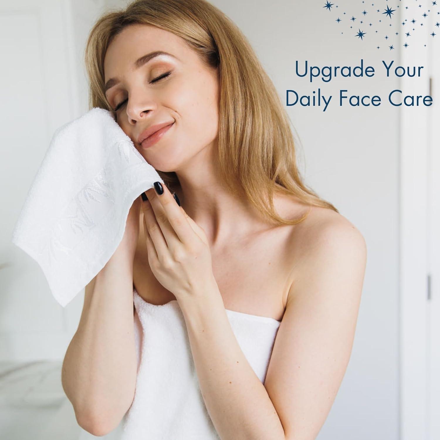 Juego de 6 Toallas de Cara Marmaris Co. de Bambú y Algodón 30.5 cm