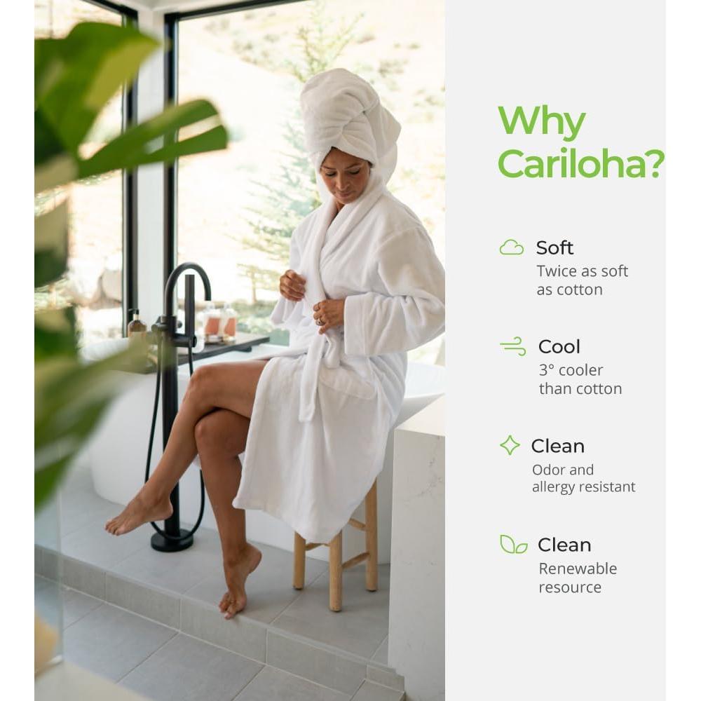 Toalla de Baño Cariloha Bruma Oceánica 76x142cm Algodón y Viscosa