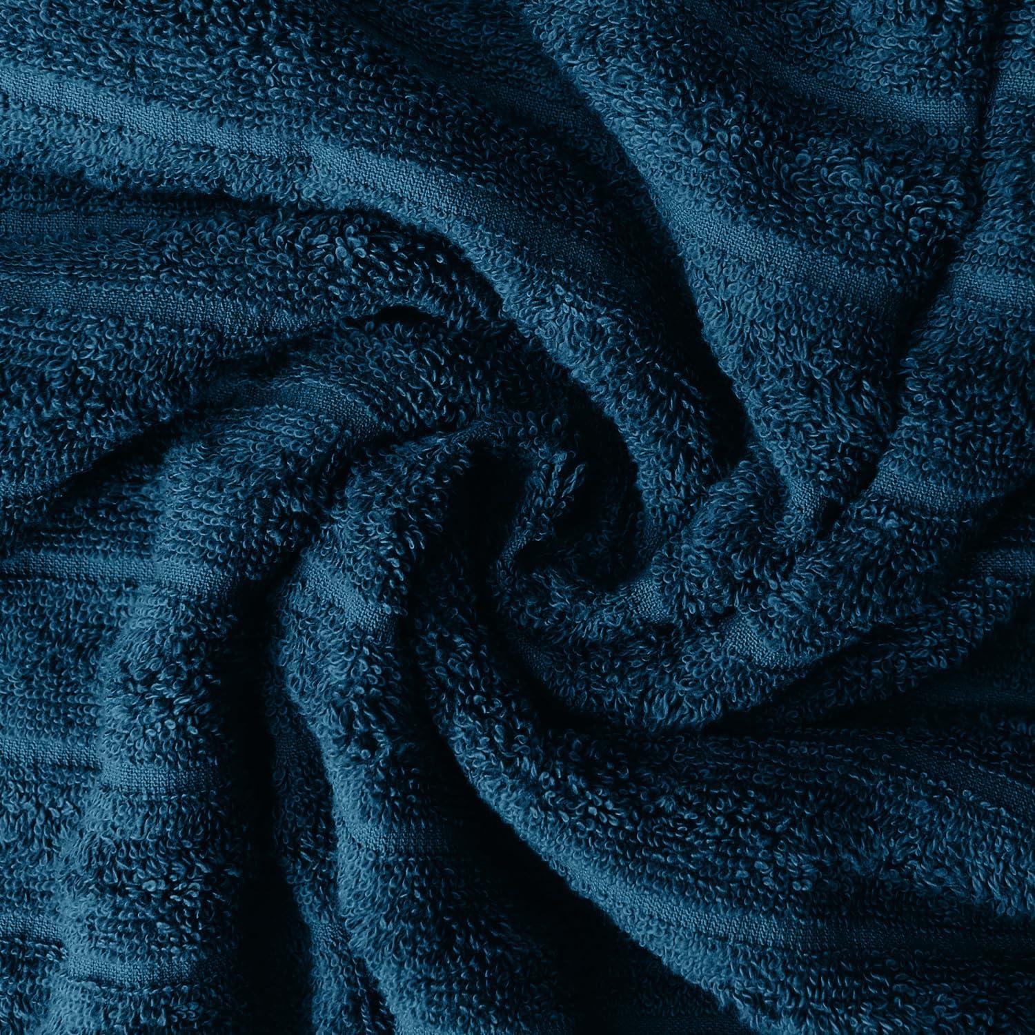 DAN RIVER Paquete de 2 Toallas de Baño 89x178 cm Algodón Azul