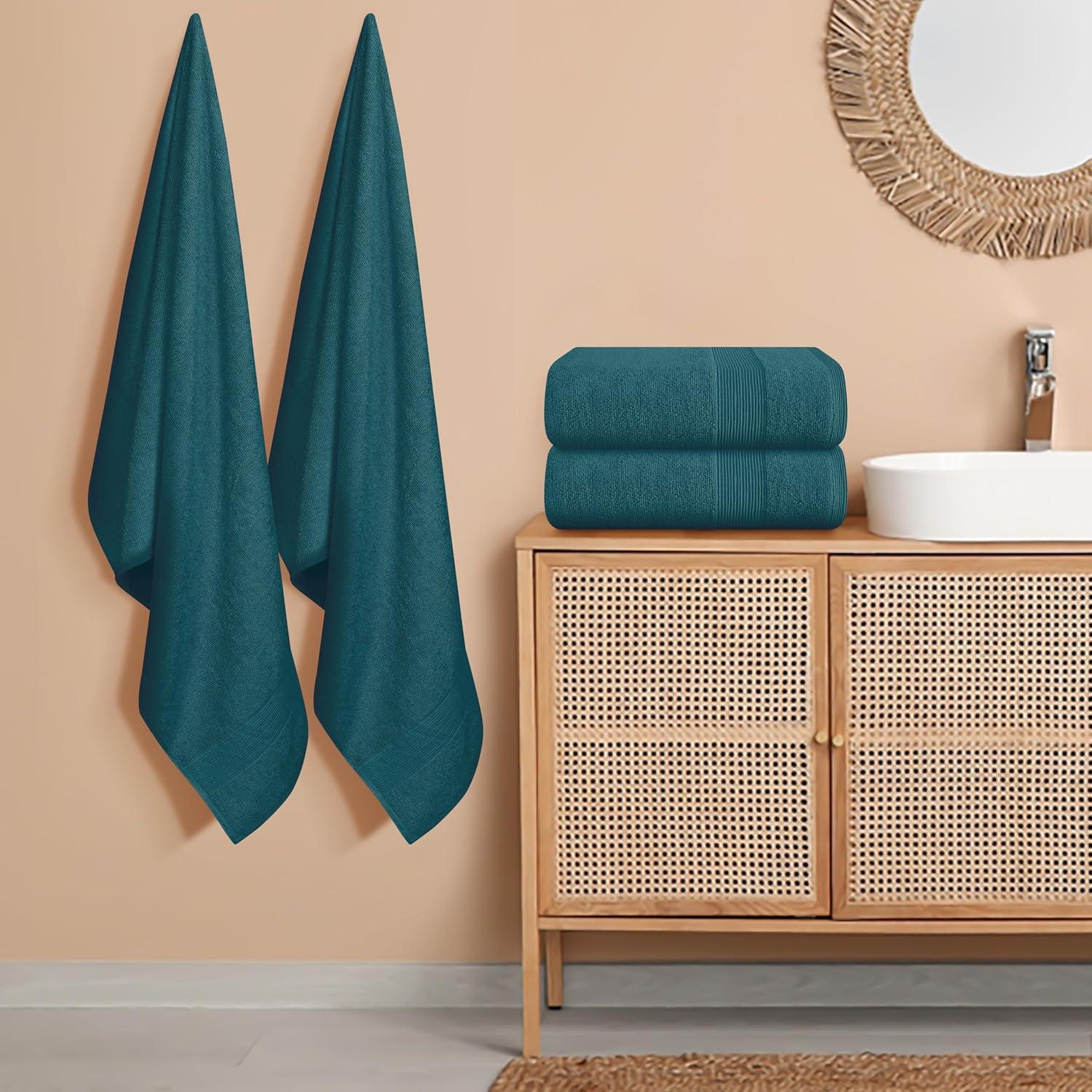 Conjunto de Toallas de Baño Belizzi Home 4 Pack 68.6x137.2 cm 100% Algodón