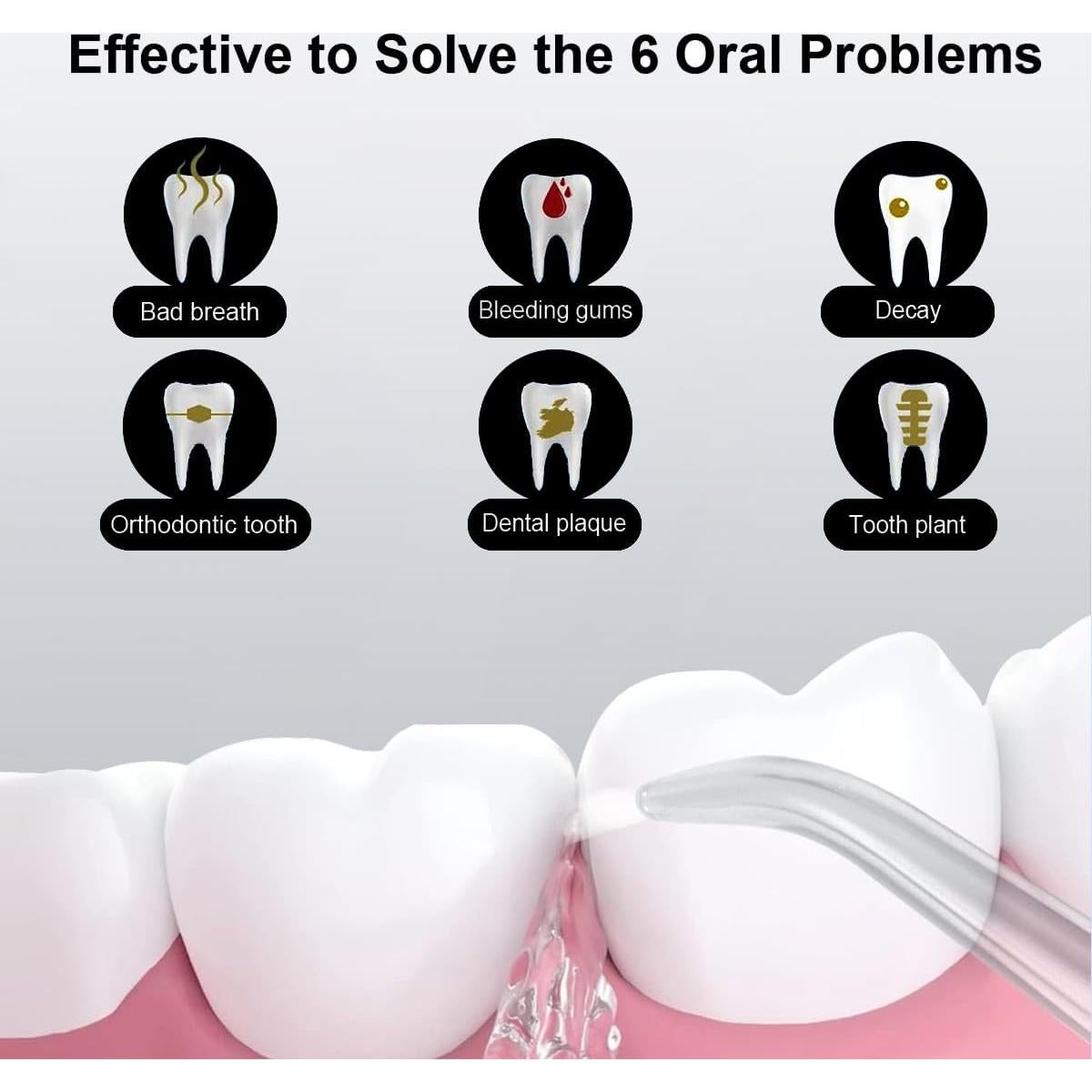 Kit de Limpieza Oral HUACO CARE H3 PLUS - Irrigador y Cepillo Eléctrico