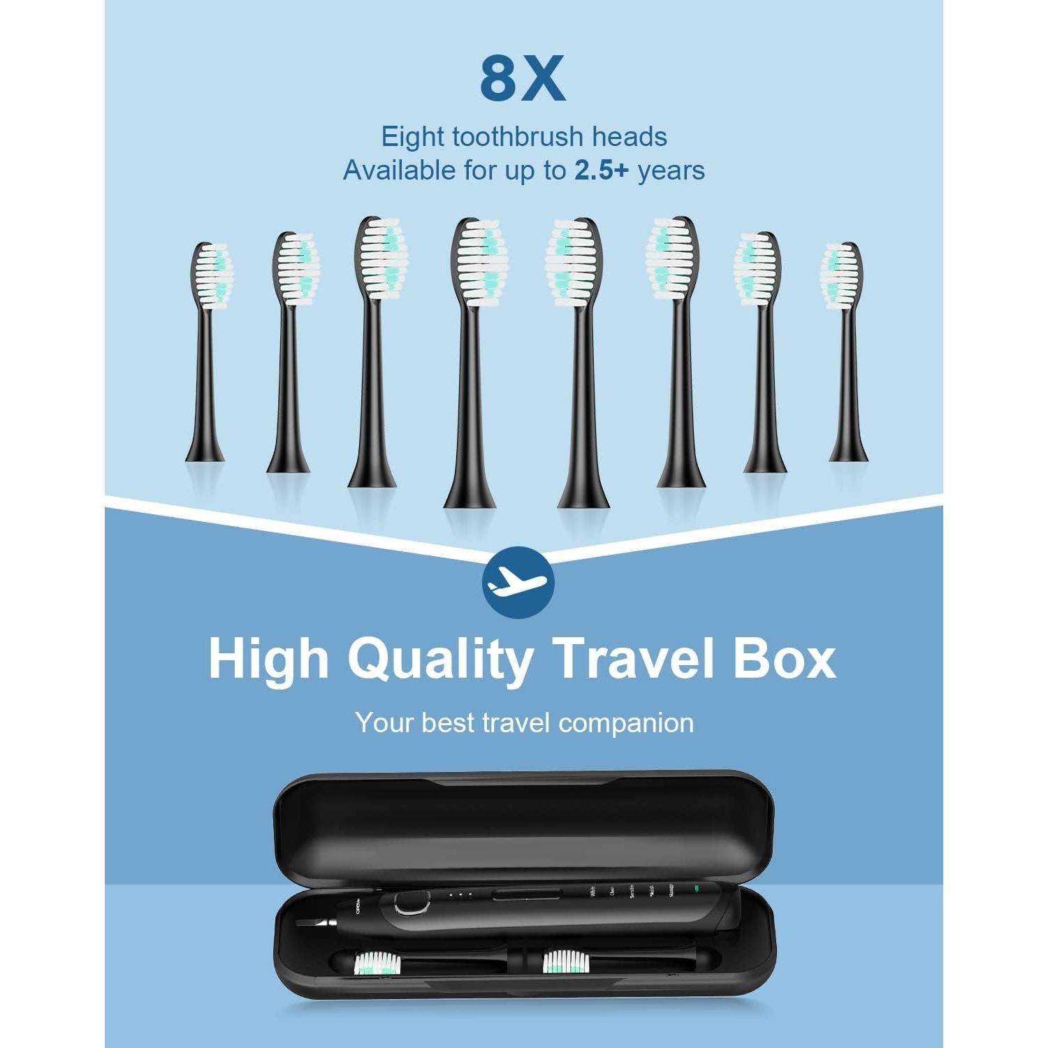 Cepillo de Dientes Eléctrico OPERAN Sónico Recargable 40,000 VPM