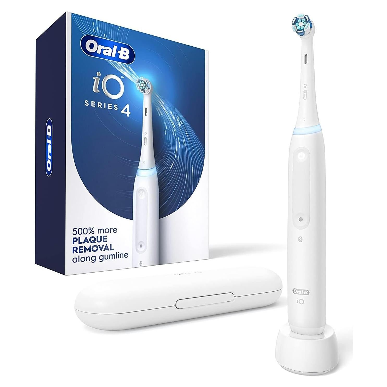 Cepillo de dientes eléctrico Oral-B iO Series 4 recargable blanco