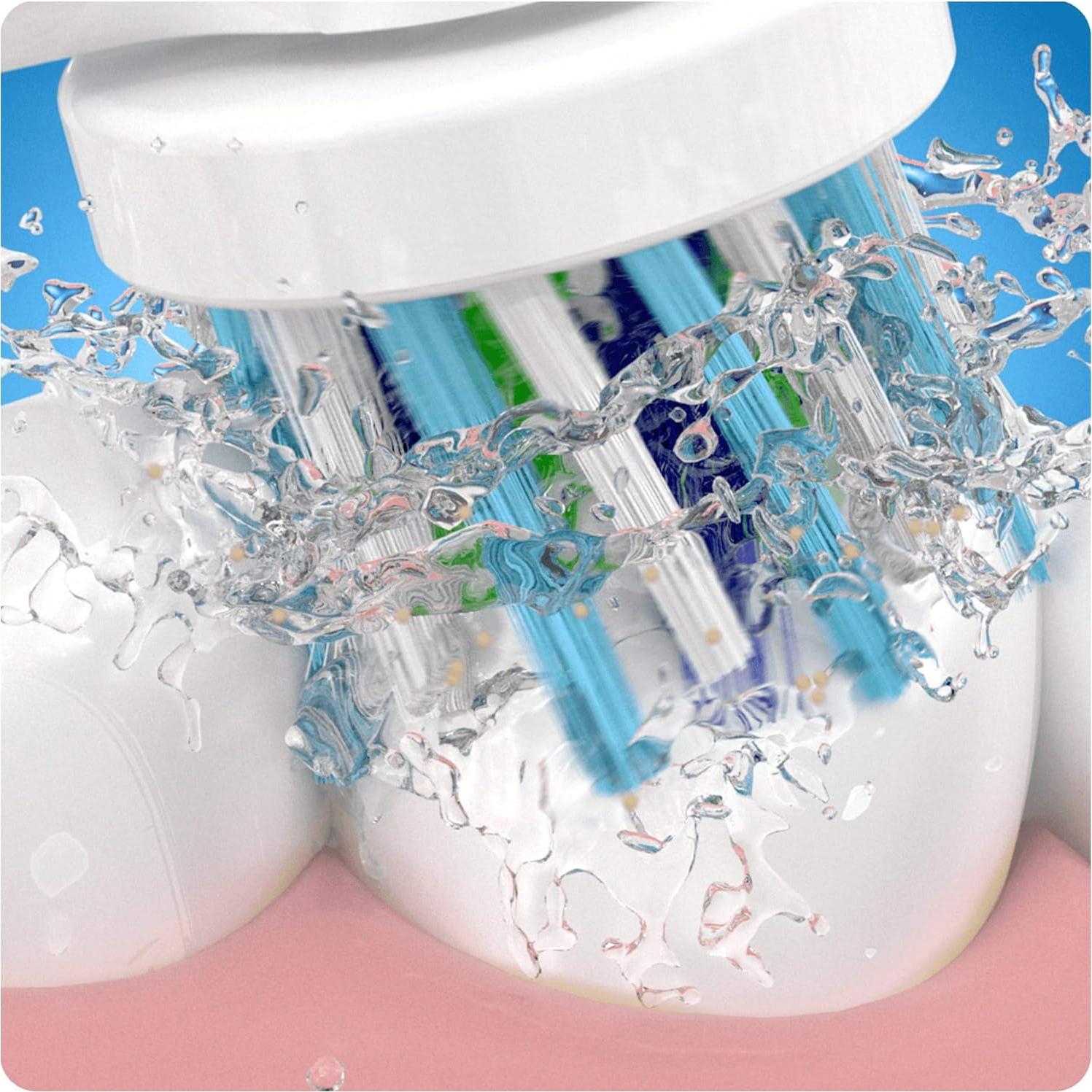 Cabezas de cepillo Oral B Cross Action - 4 unidades con cerdas antibacterianas