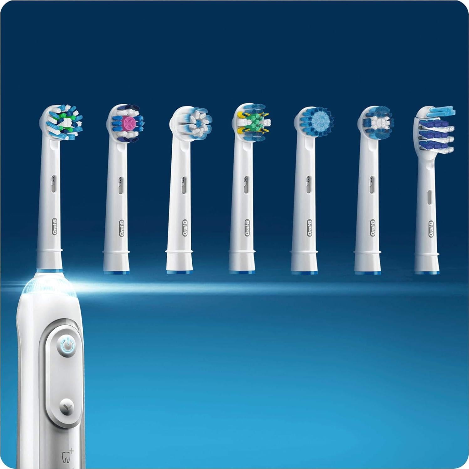 Cabezas de cepillo Oral B Cross Action - 4 unidades con cerdas antibacterianas