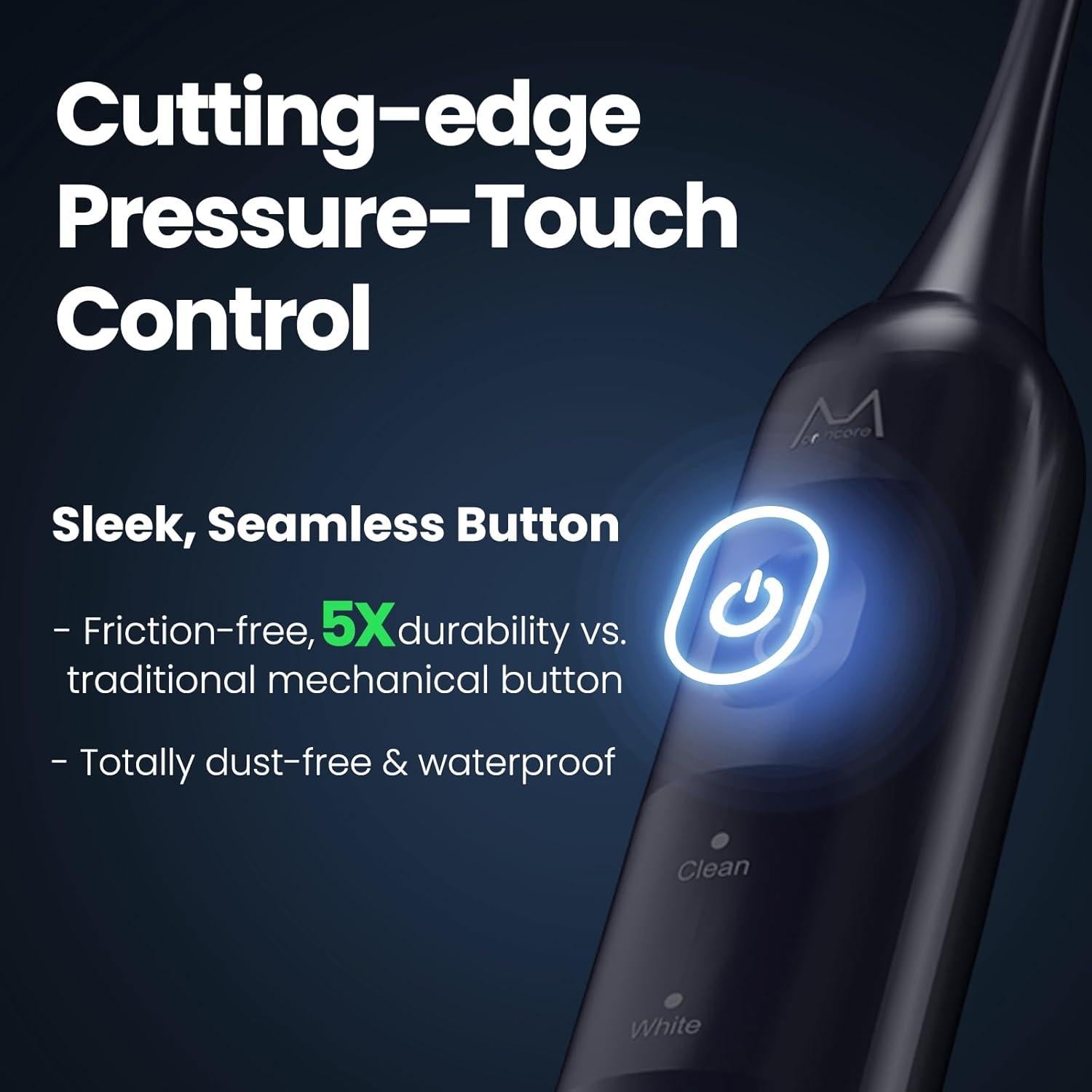 Cepillo de Dientes Eléctrico Sonic Marlincare B10PRO - 5 Modos, 180 Días Batería