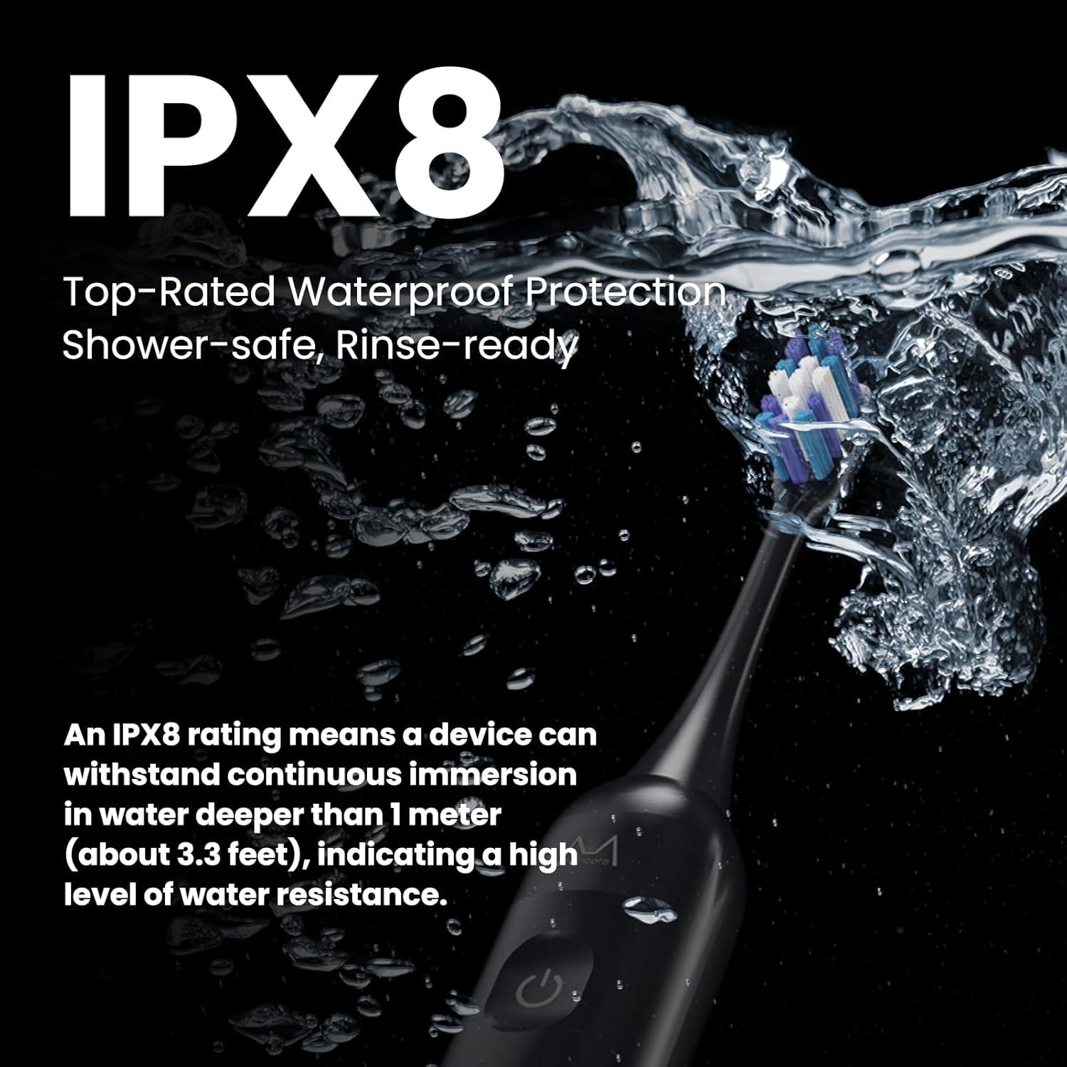 Cepillo de Dientes Eléctrico Sonic Marlincare B10PRO - 5 Modos, 180 Días Batería